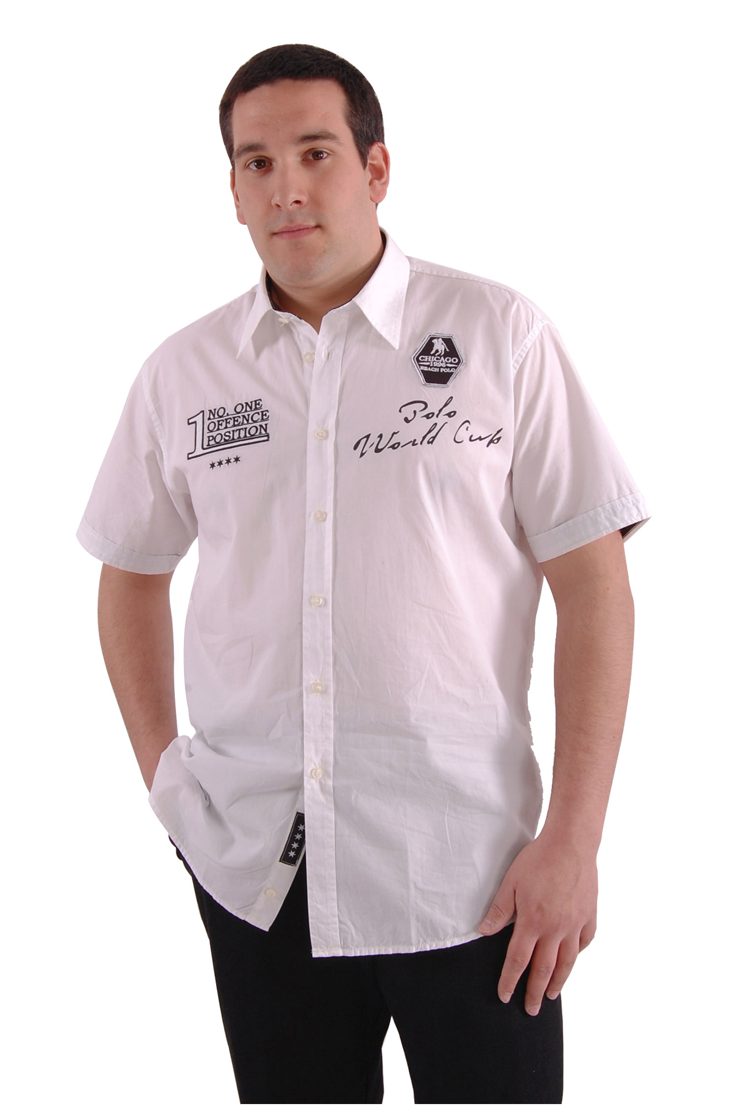 Camisas, Sport Manga Corta, 106545, BLANCO | Zoom