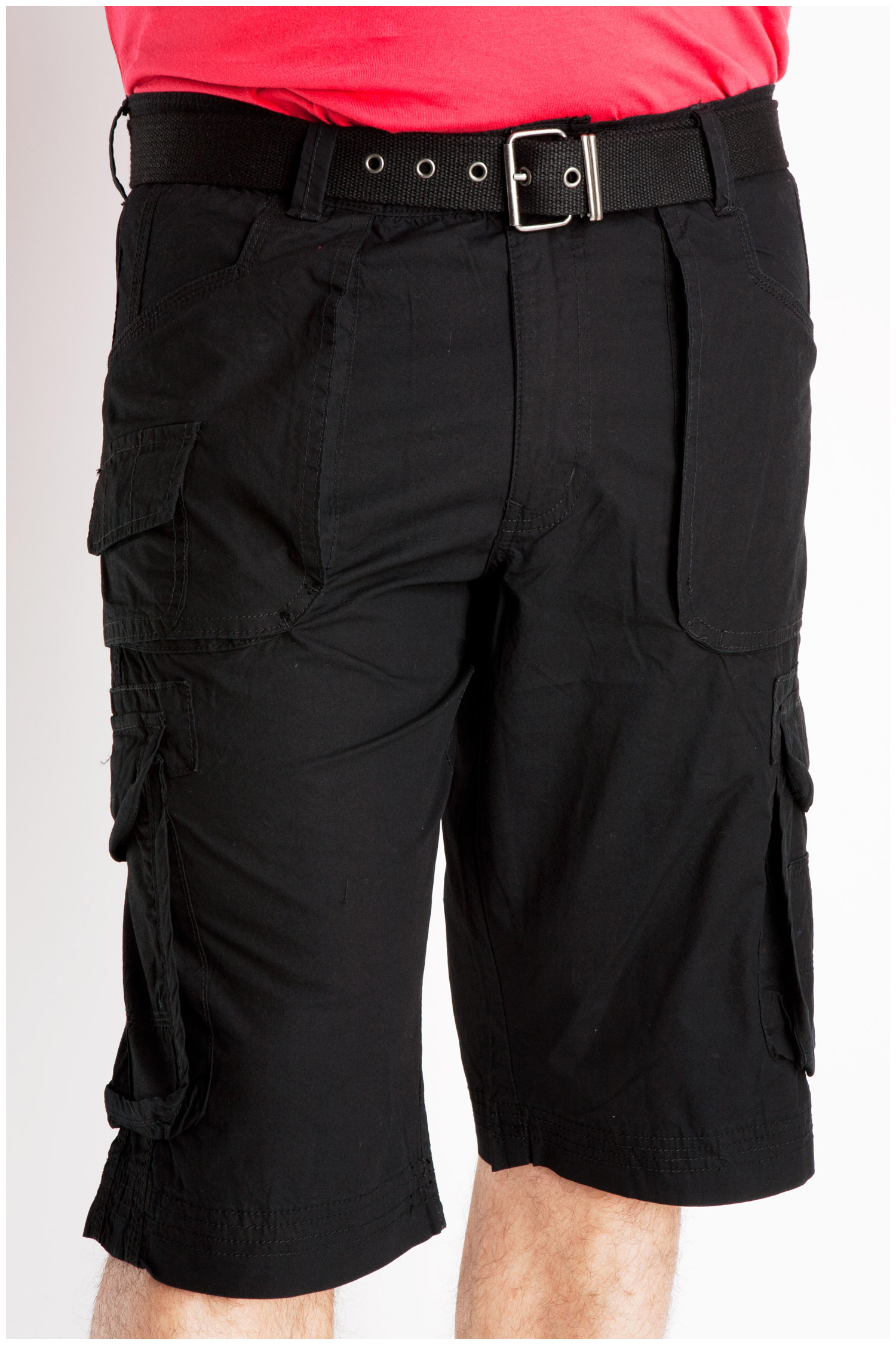 Pantalones, Bermudas, 106840, NEGRO | Zoom