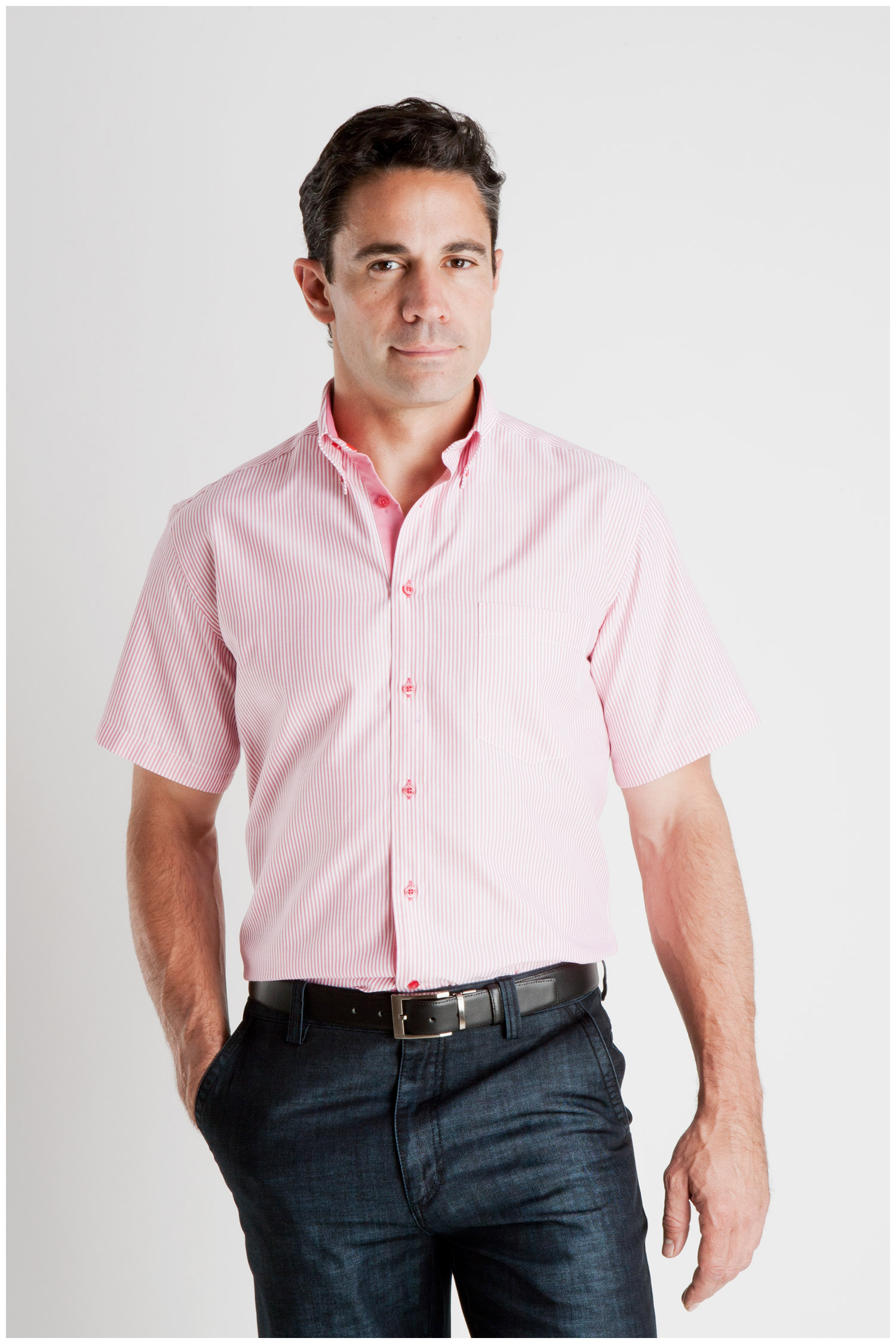 Camisas, Sport Manga Corta, 106929, FUCSIA | Zoom