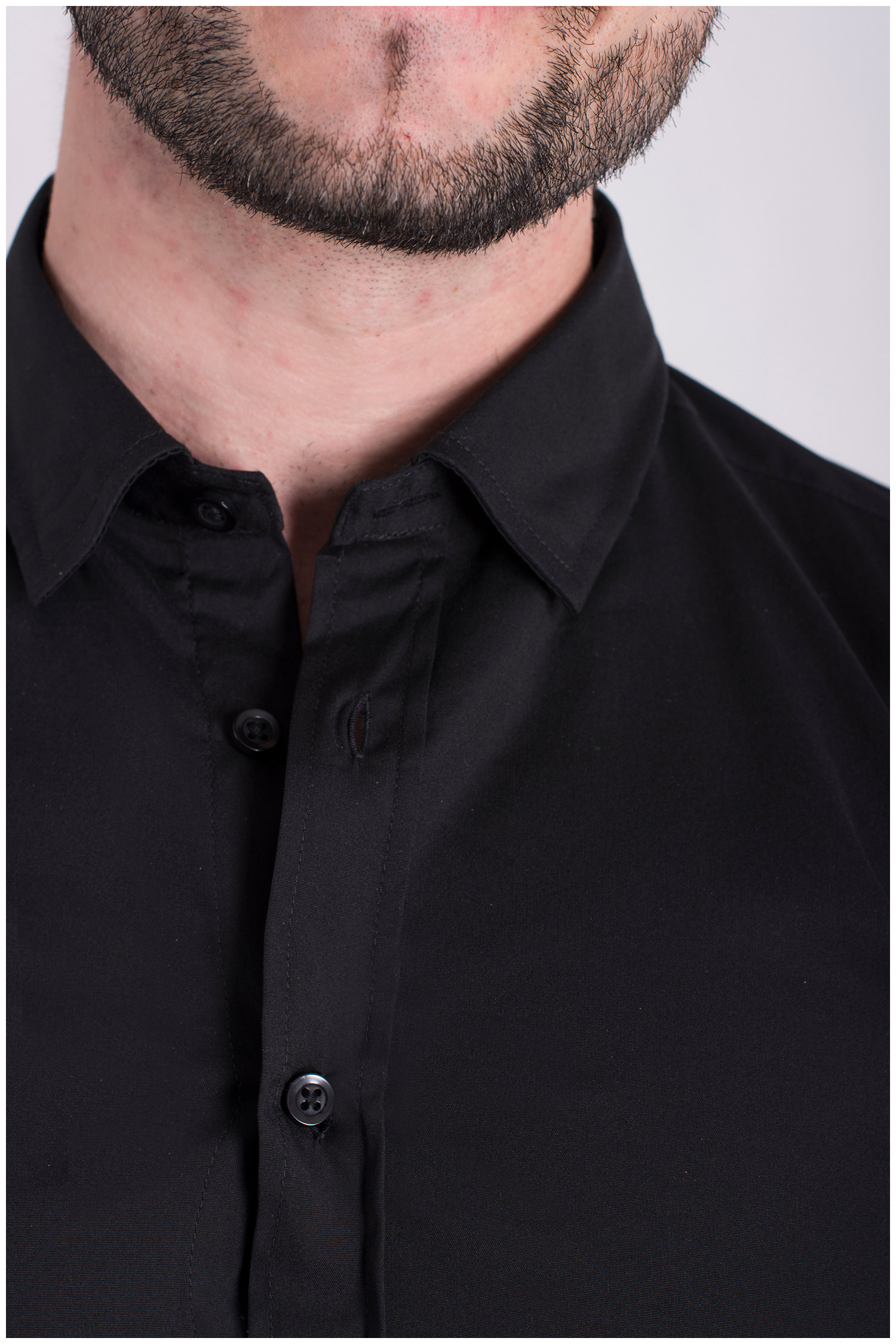 Camisas, Vestir Manga Larga, 106939, NEGRO | Zoom