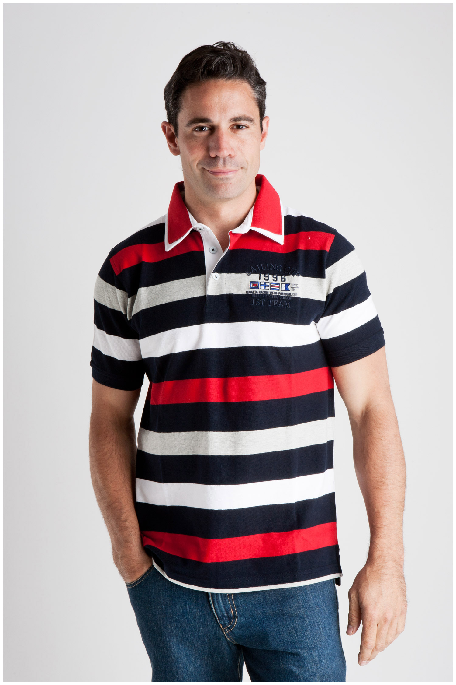 Sport, Polos M. Corta, 107003, MARINO | Zoom