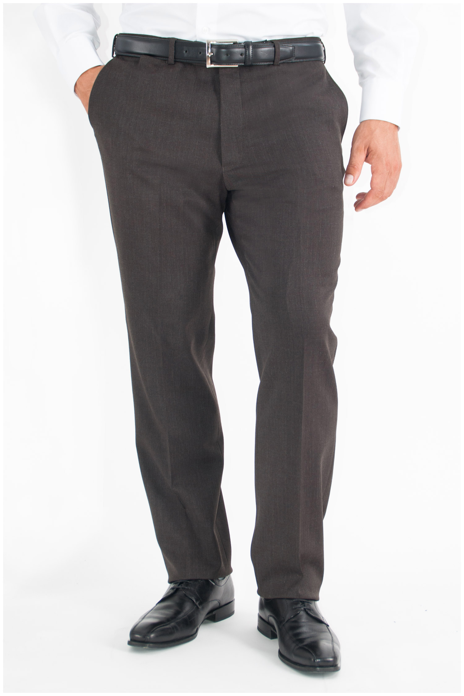 Pantalones, Vestir, 107567, MARRON | Zoom