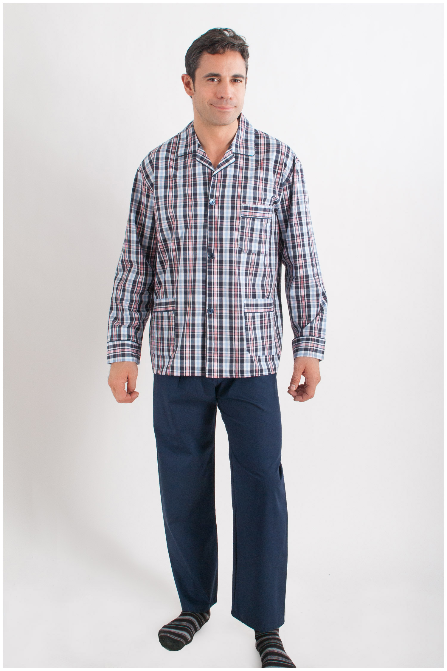 Homewear, Pijama M. Larga, 107610, MARINO | Zoom