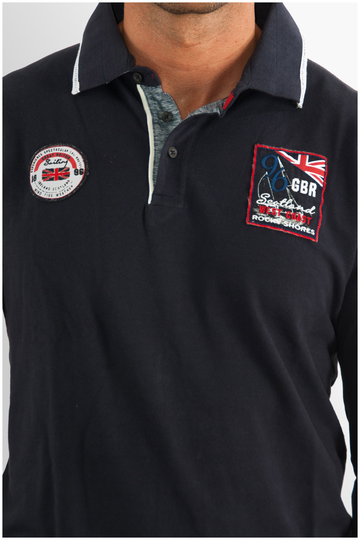 Sport, Polos M. Larga, 107717, MARINO | Zoom