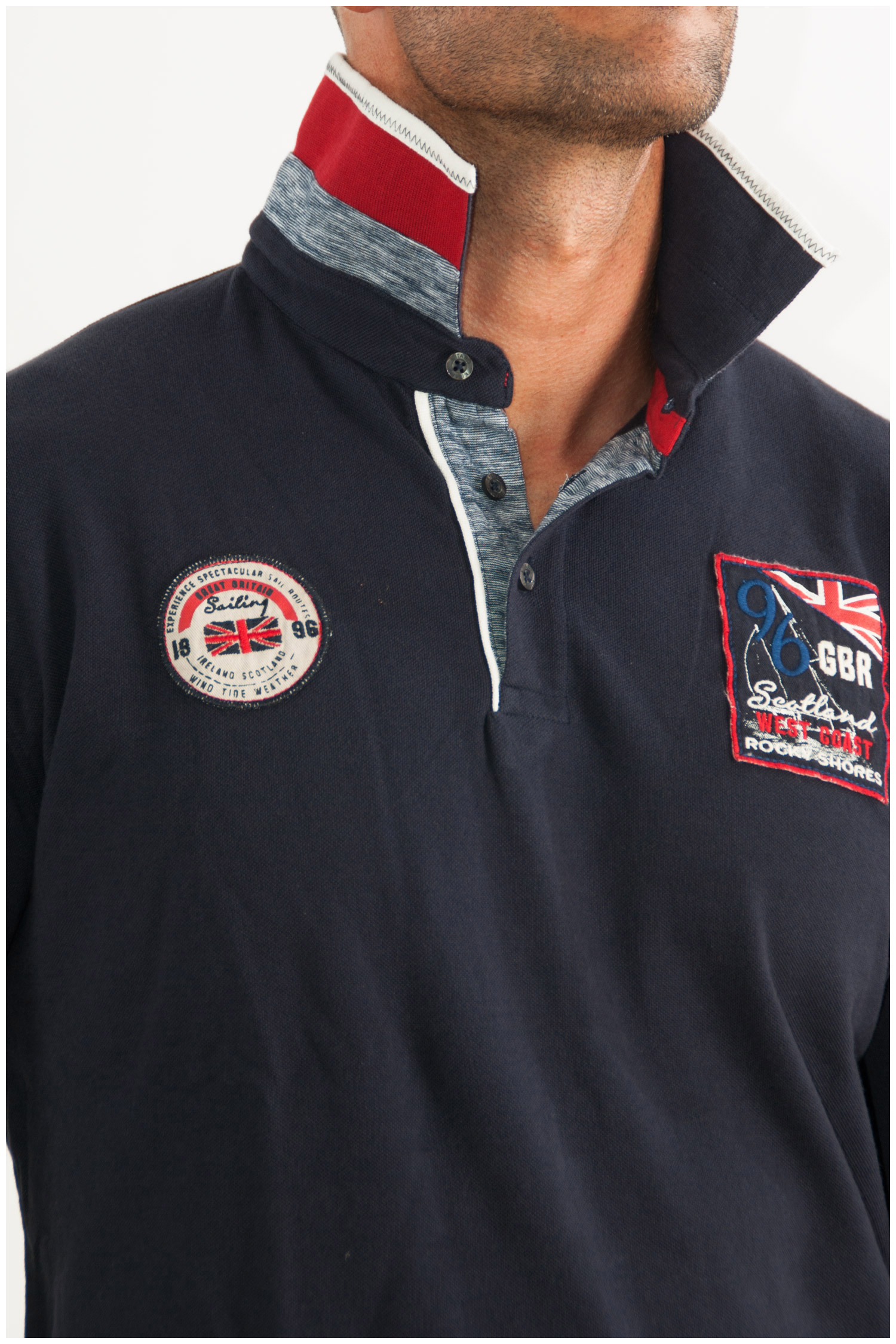 Sport, Polos M. Larga, 107717, MARINO | Zoom