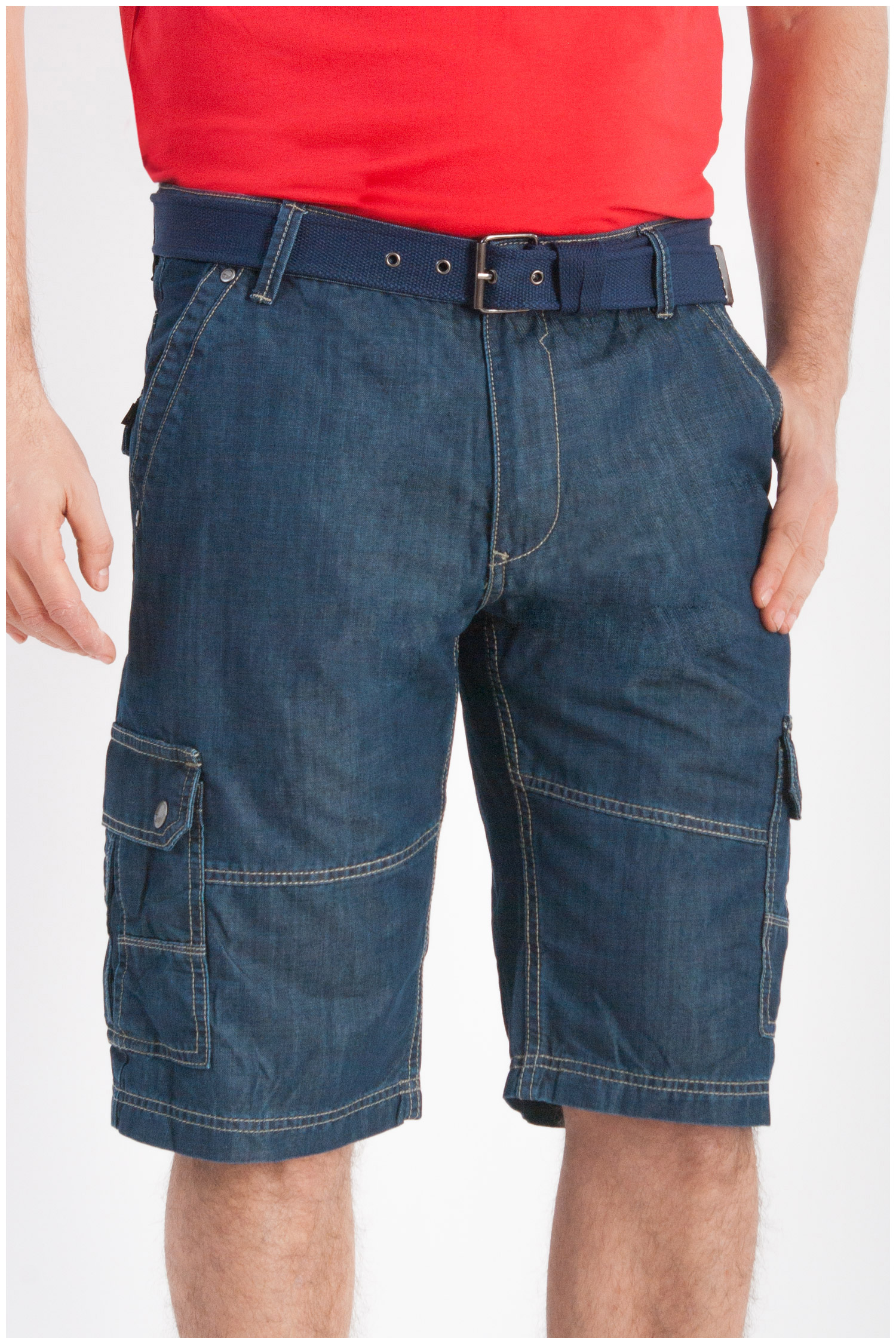 Pantalones, Bermudas, 107878, INDIGO | Zoom