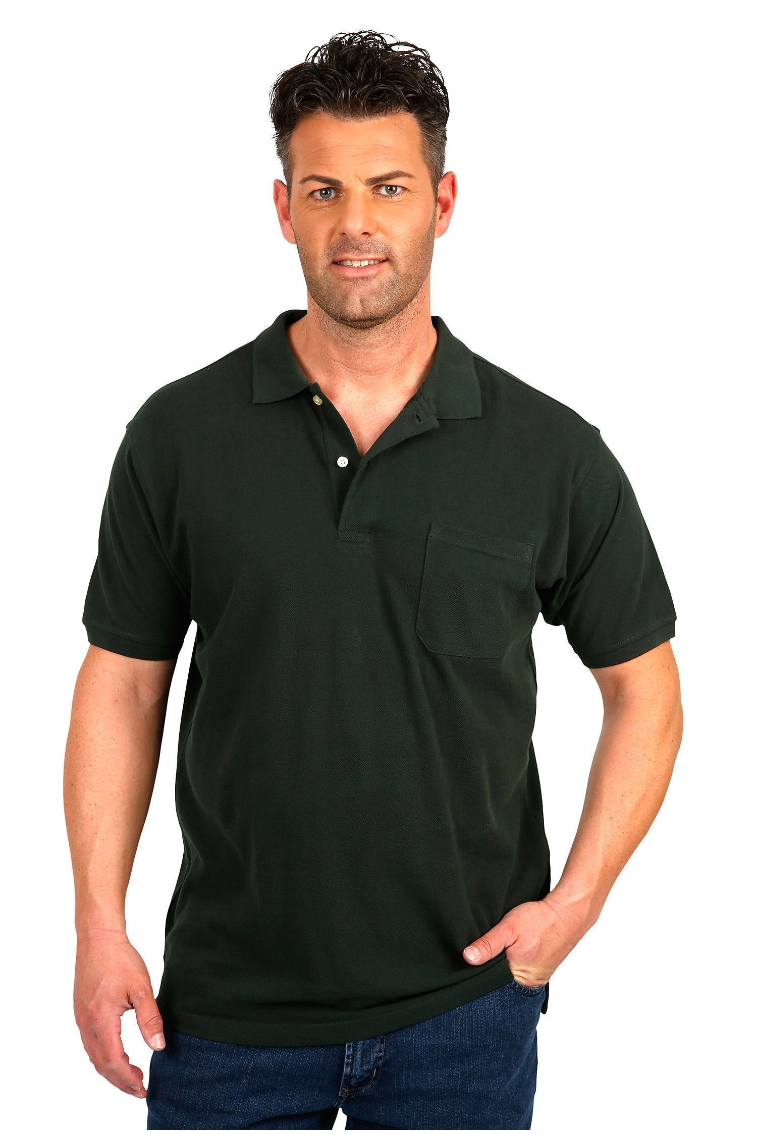 Sport, Polos M. Corta, 108129, OLIVA | Zoom