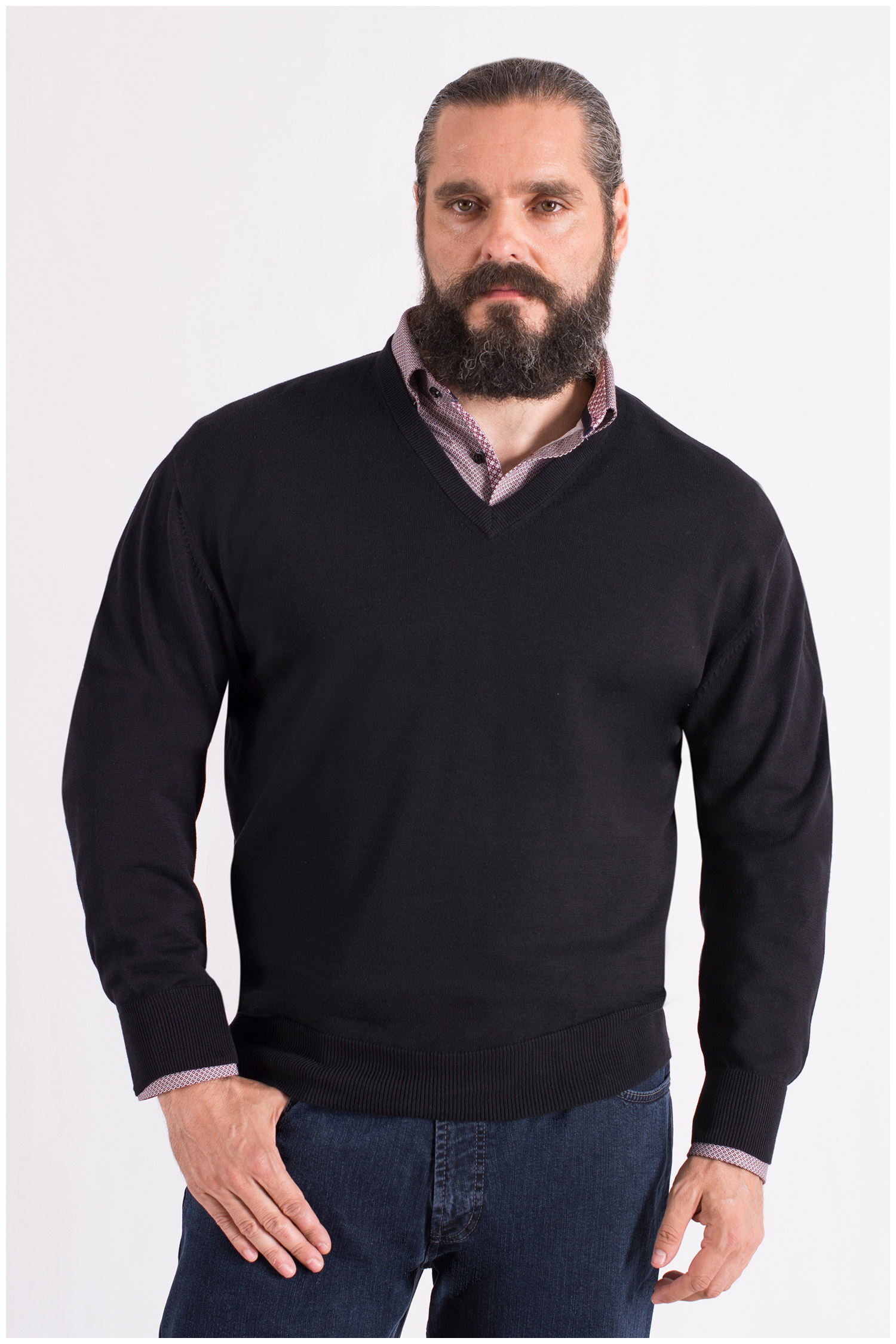 Punto, Jerseys, 108658, NEGRO | Zoom