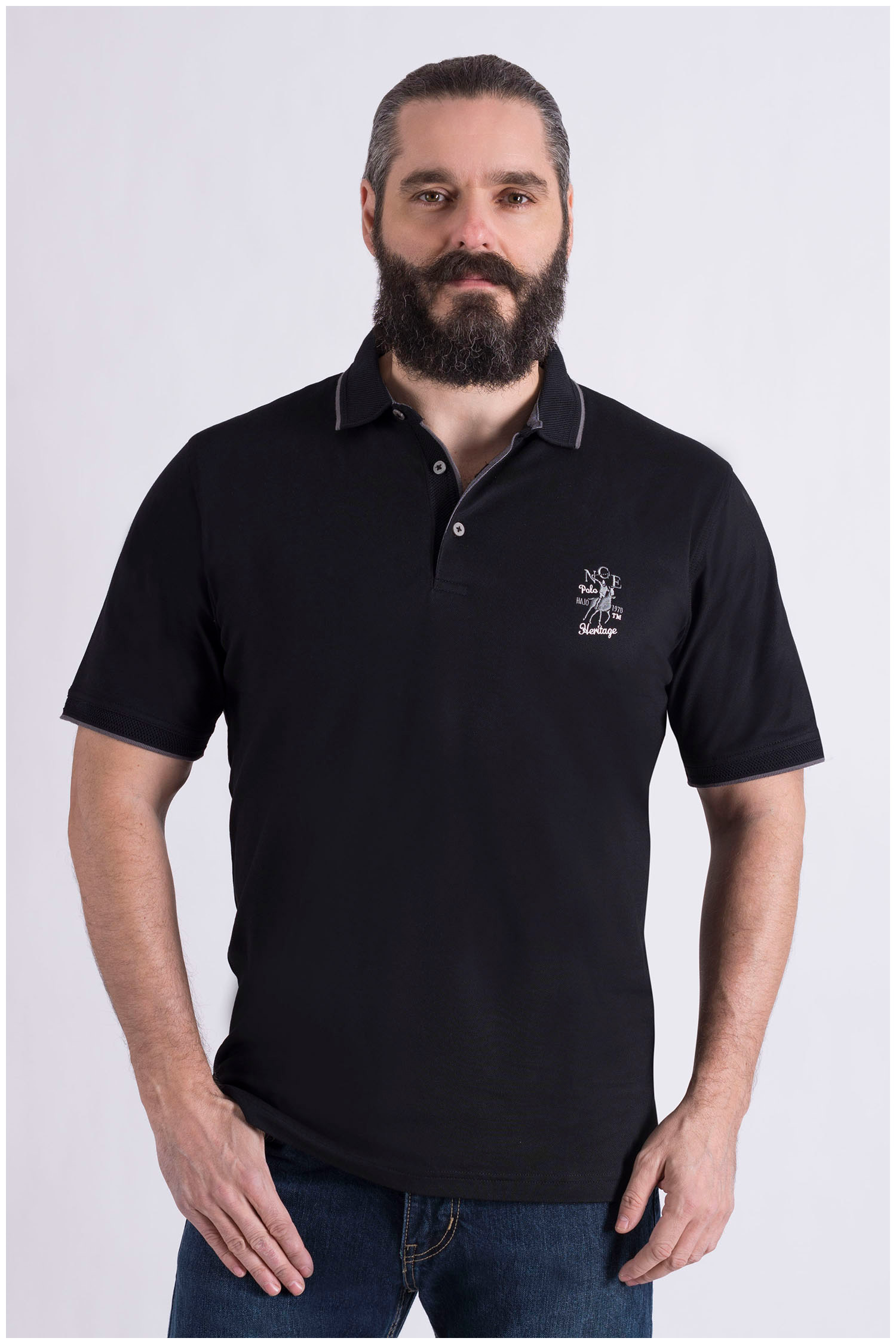 Sport, Polos M. Corta, 109031, NEGRO | Zoom