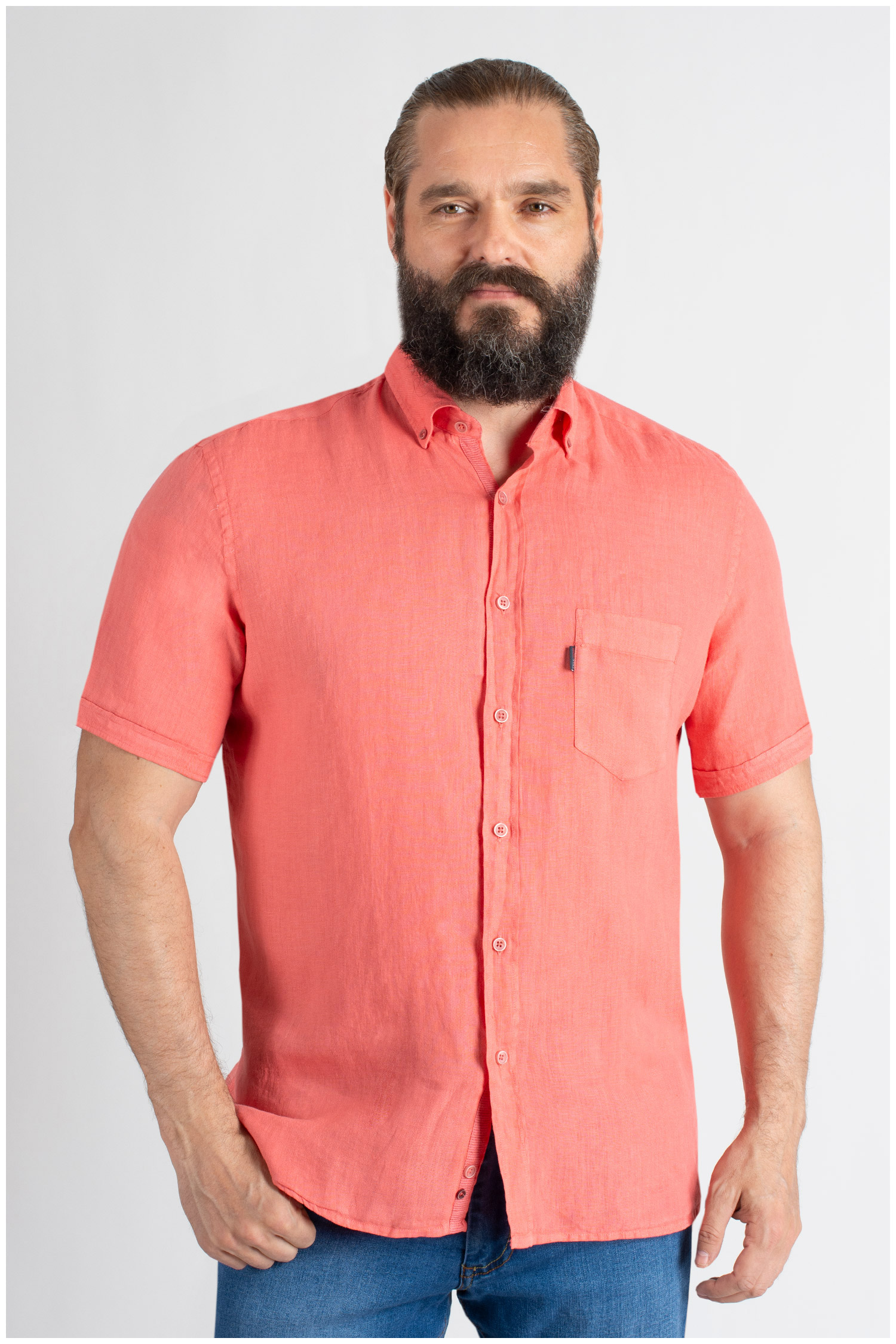 Camisas, Sport Manga Corta, 109619, CORAL | Zoom