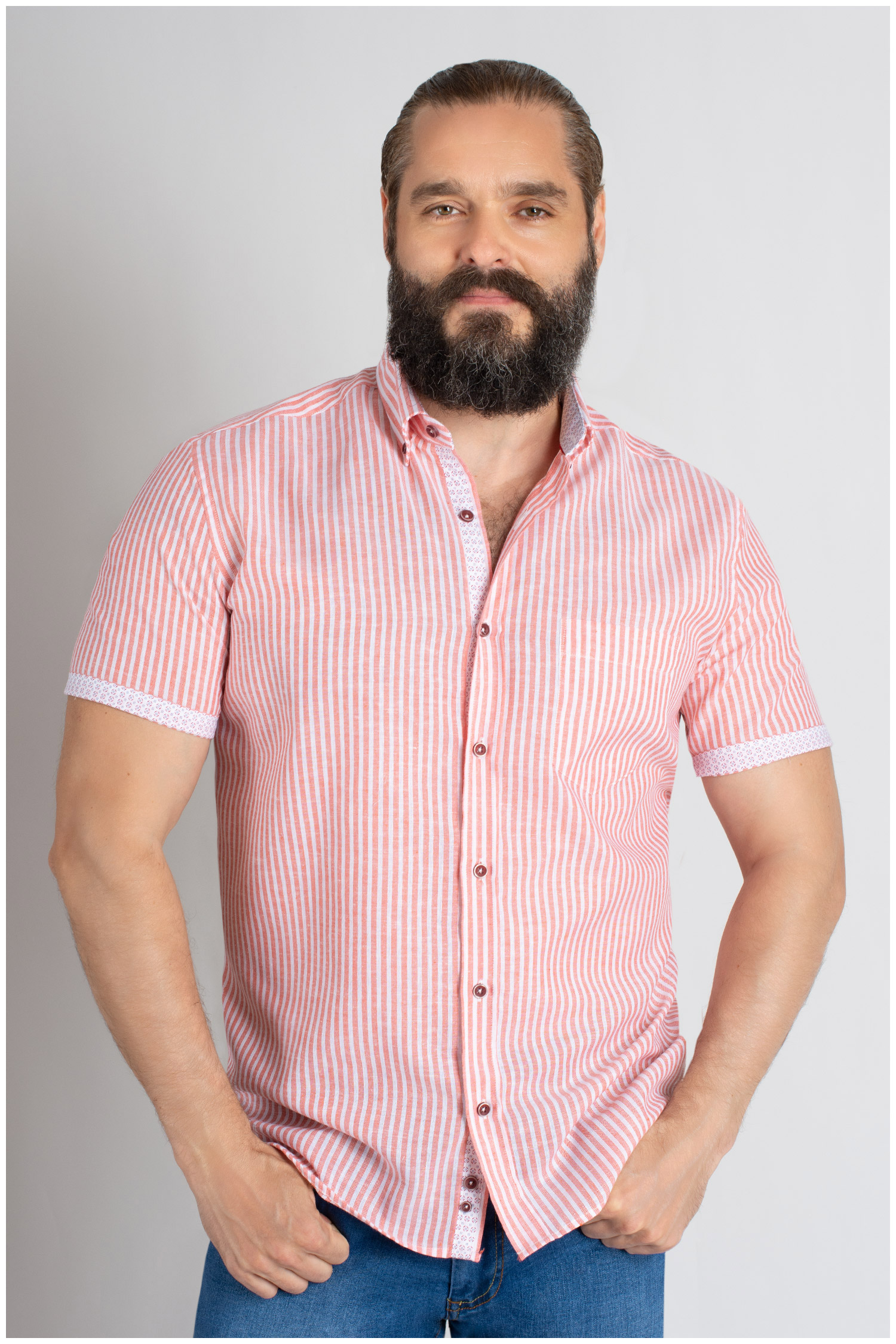 Camisas, Sport Manga Corta, 109620, CORAL | Zoom