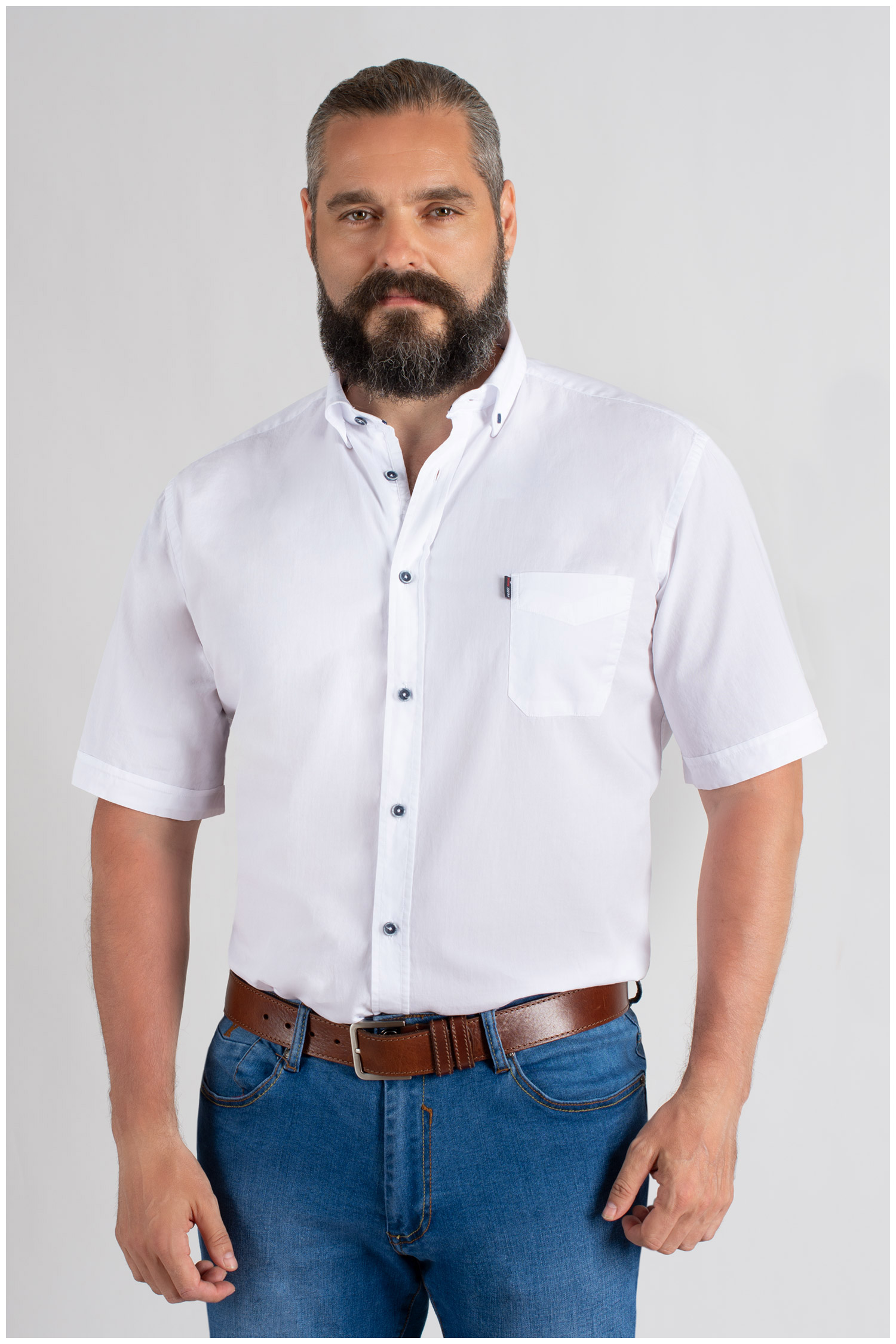 Camisas, Sport Manga Corta, 109656, BLANCO | Zoom