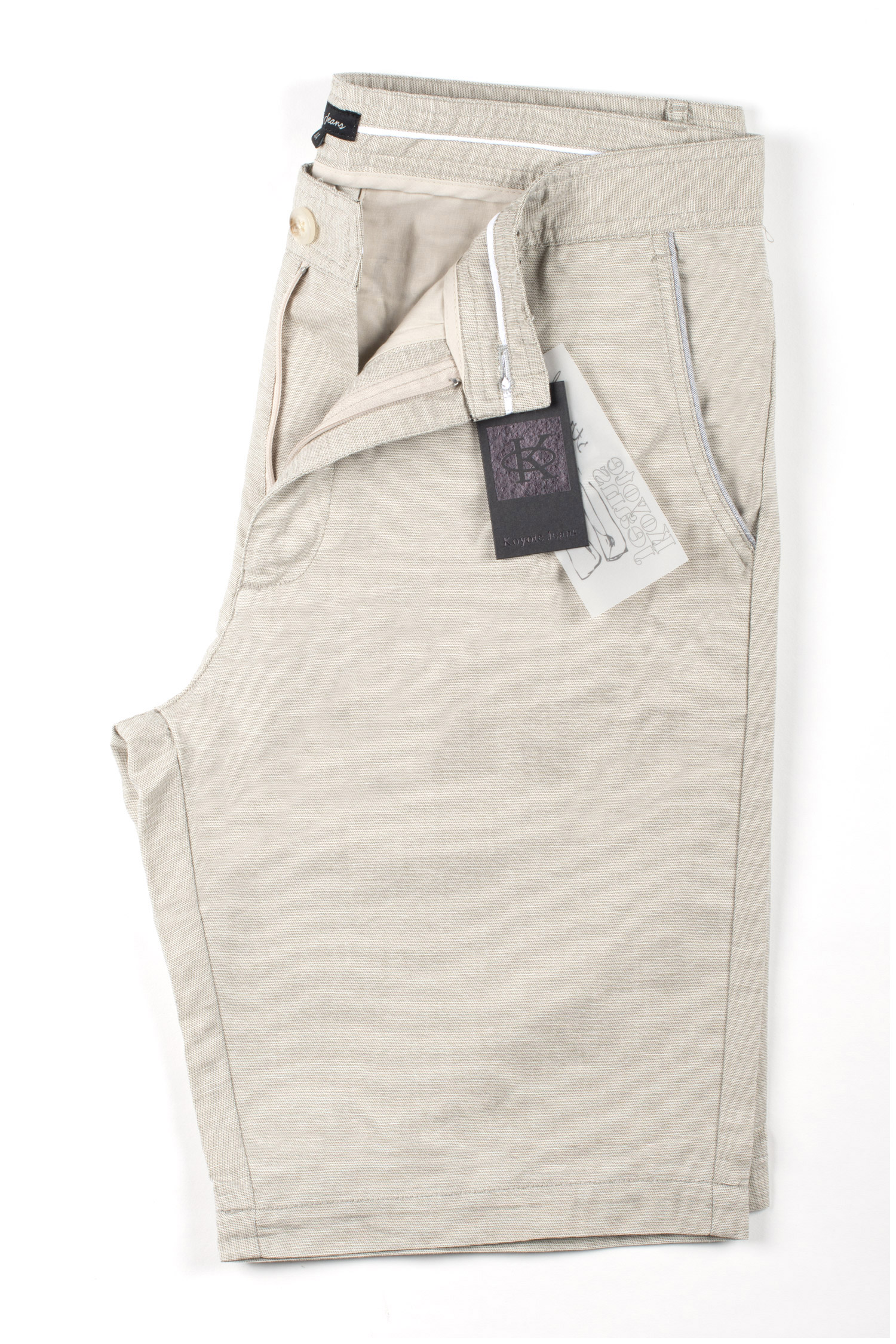 Pantalones, Bermudas, 109715, NATURAL | Zoom