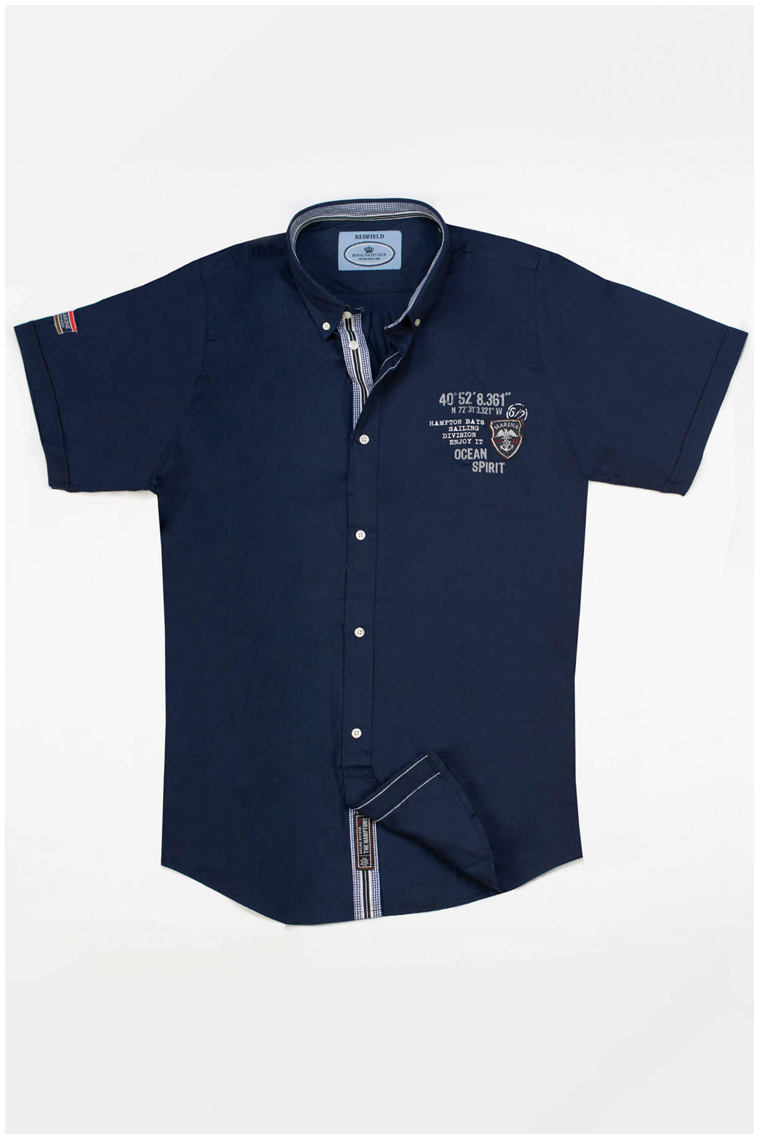 Camisas, Sport Manga Corta, 109744, MARINO | Zoom