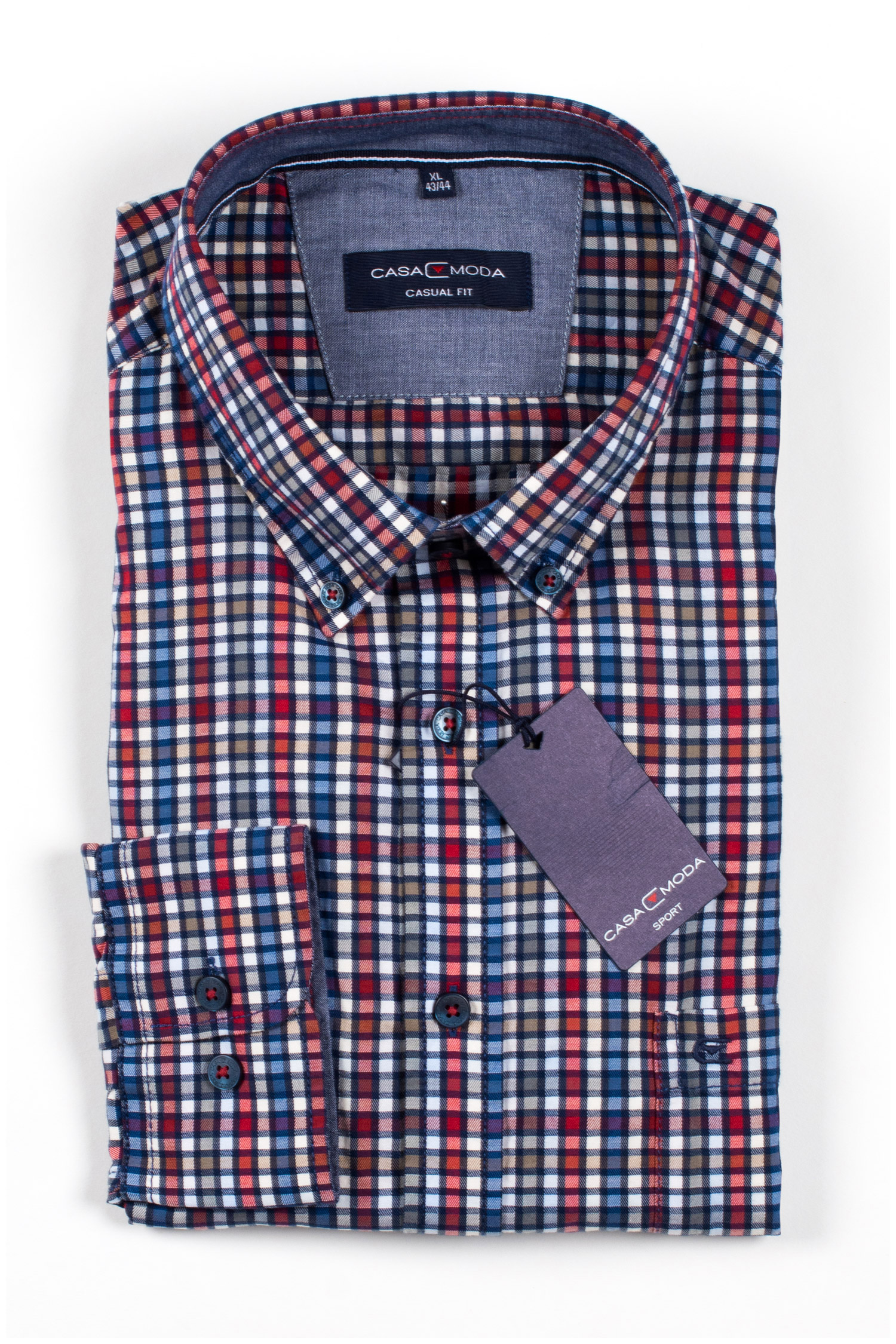 Camisas, Sport Manga Larga, 109863, MARINO | Zoom