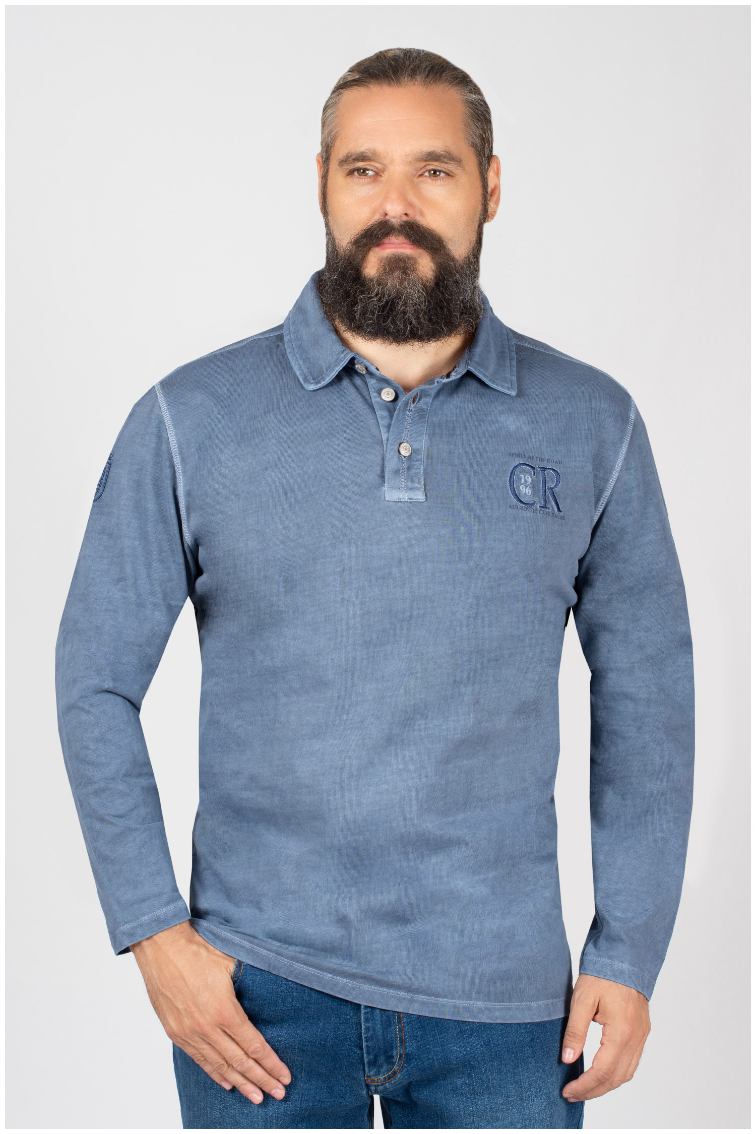 Sport, Polos M. Larga, 109950, INDIGO | Zoom