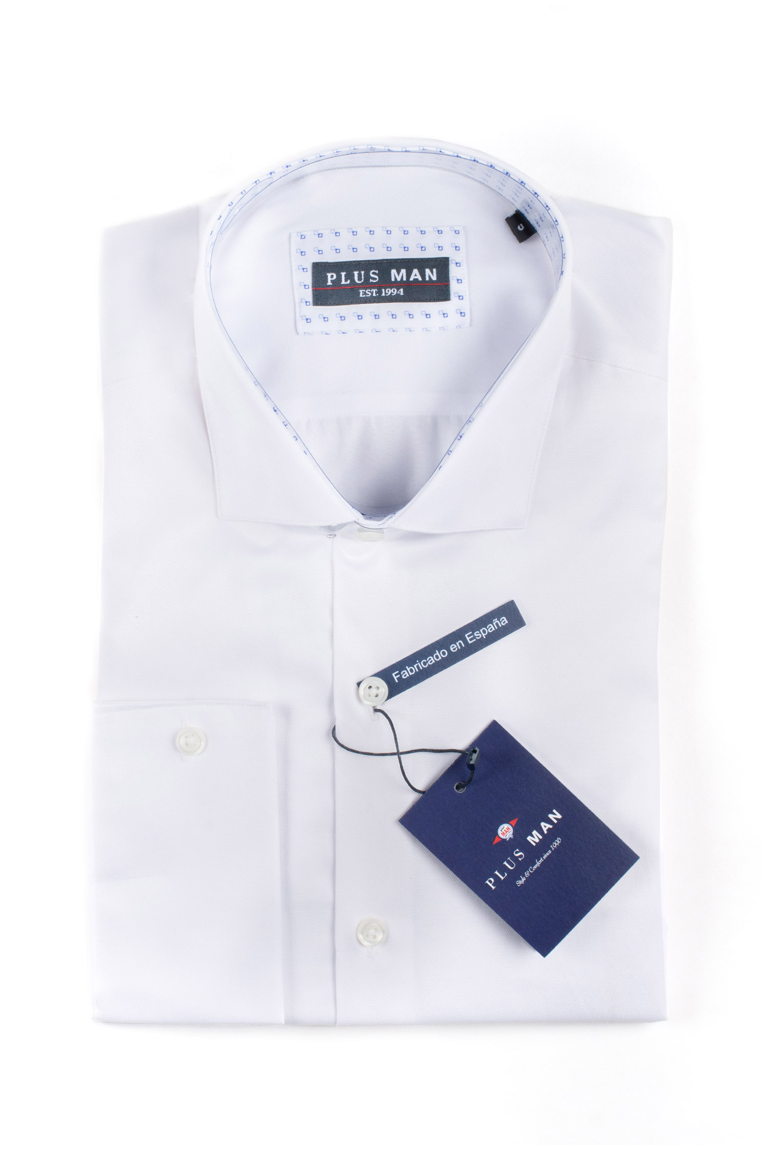 Camisas, Vestir Manga Larga, 110054, BLANCO | Zoom