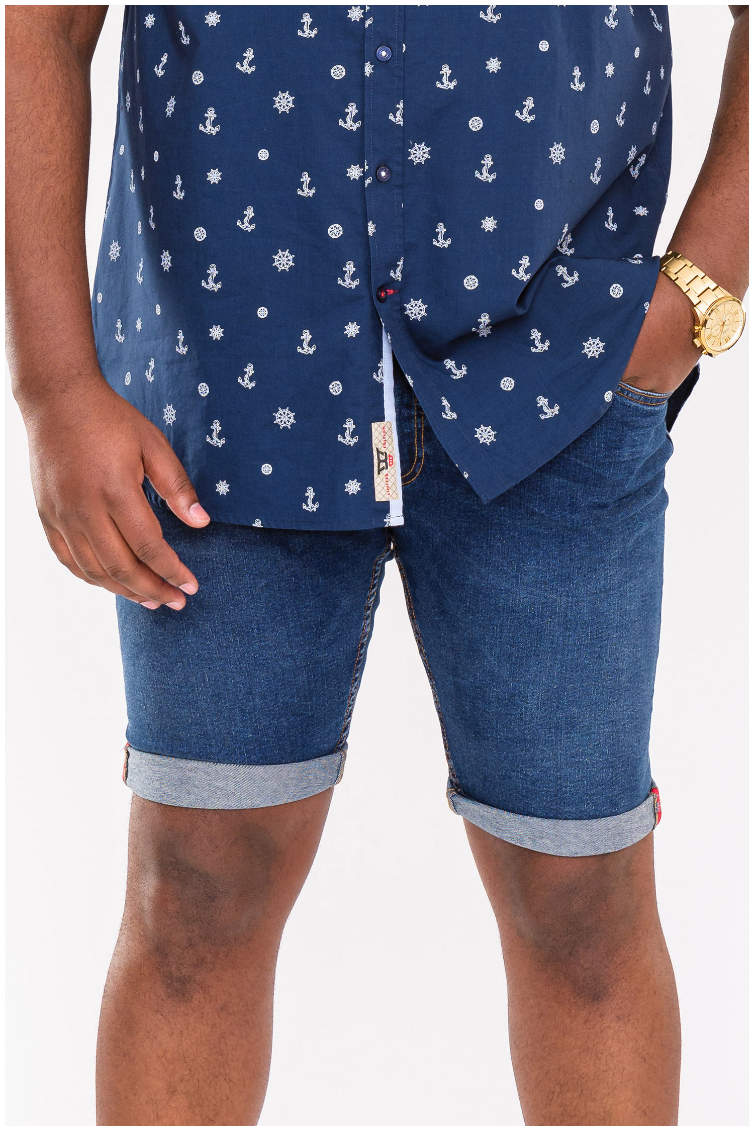 Pantalones, Bermudas, 110866, INDIGO | Zoom