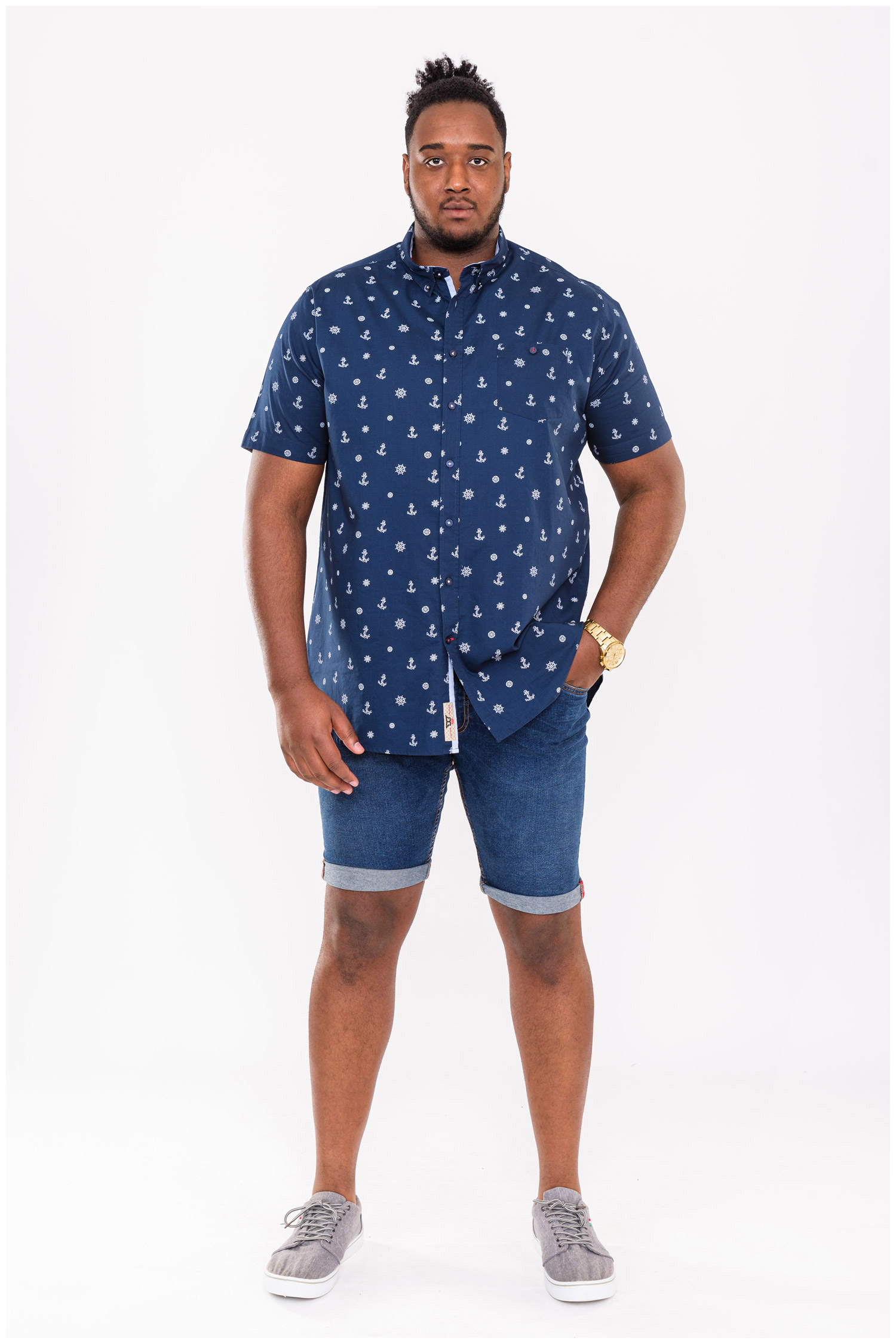 Pantalones, Bermudas, 110866, INDIGO | Zoom