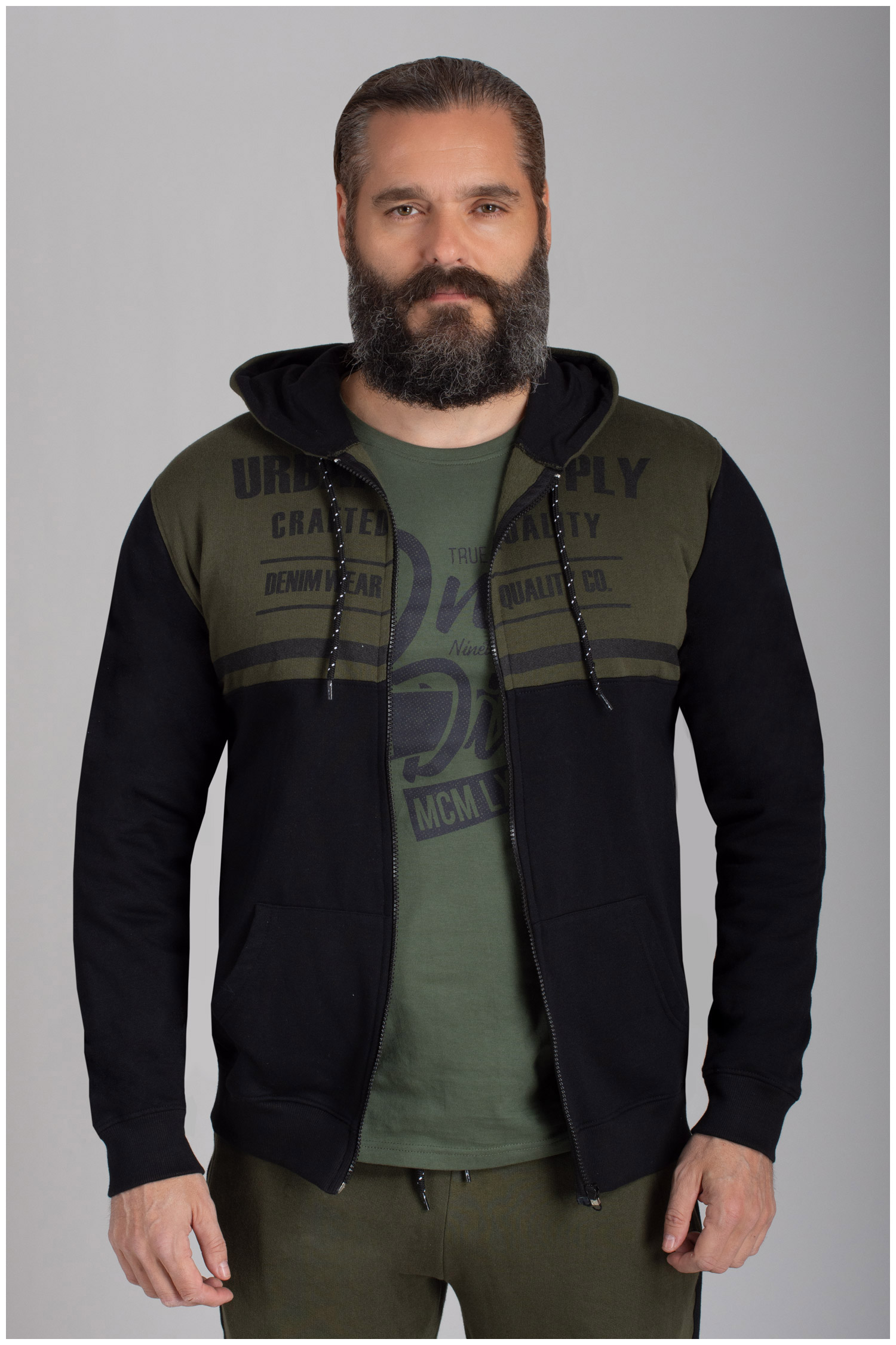 Sport, Chaquetas y Sudaderas, 111010, KAKI | Zoom