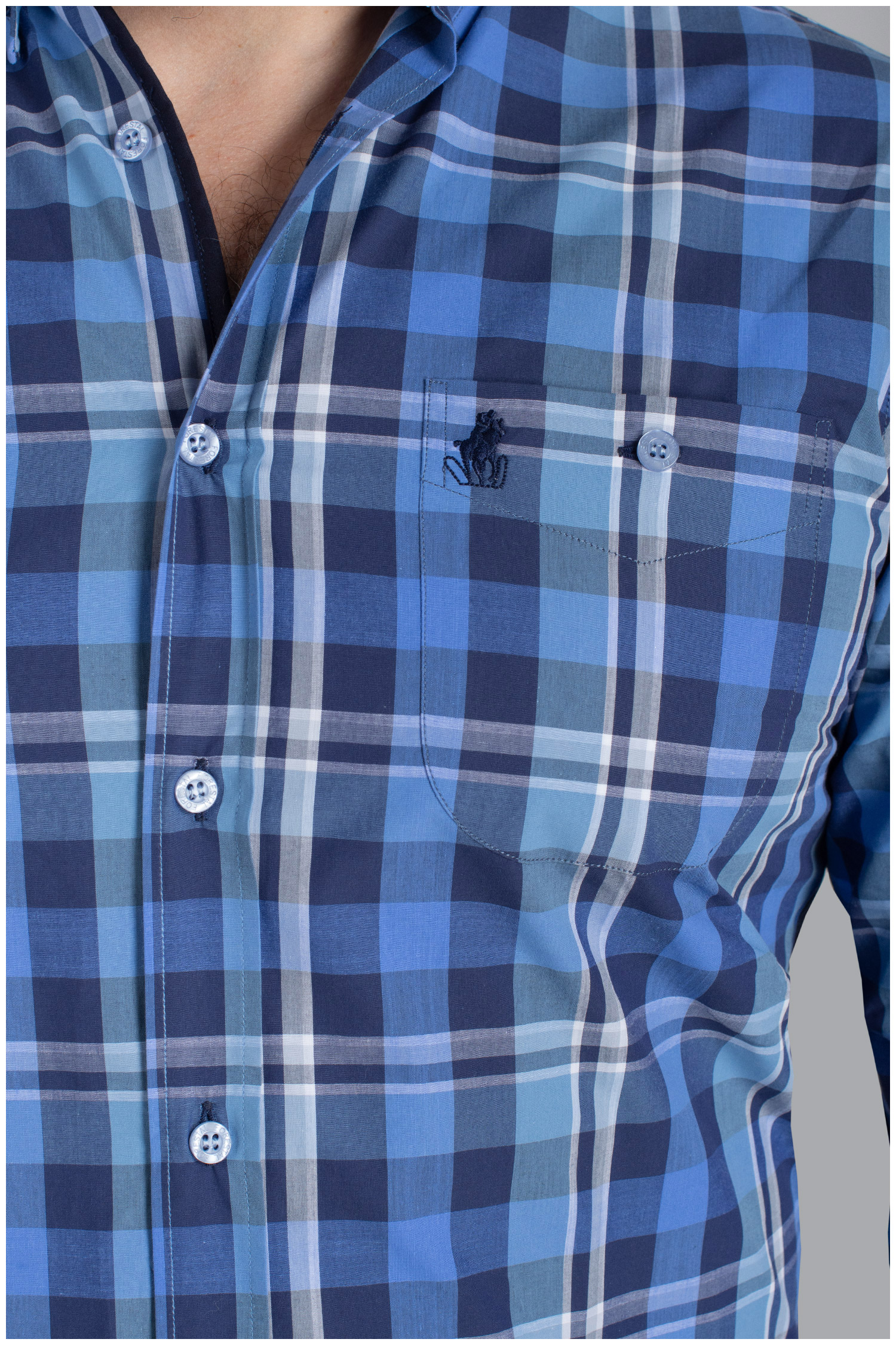 Camisas, Sport Manga Larga, 111014, ROYAL | Zoom
