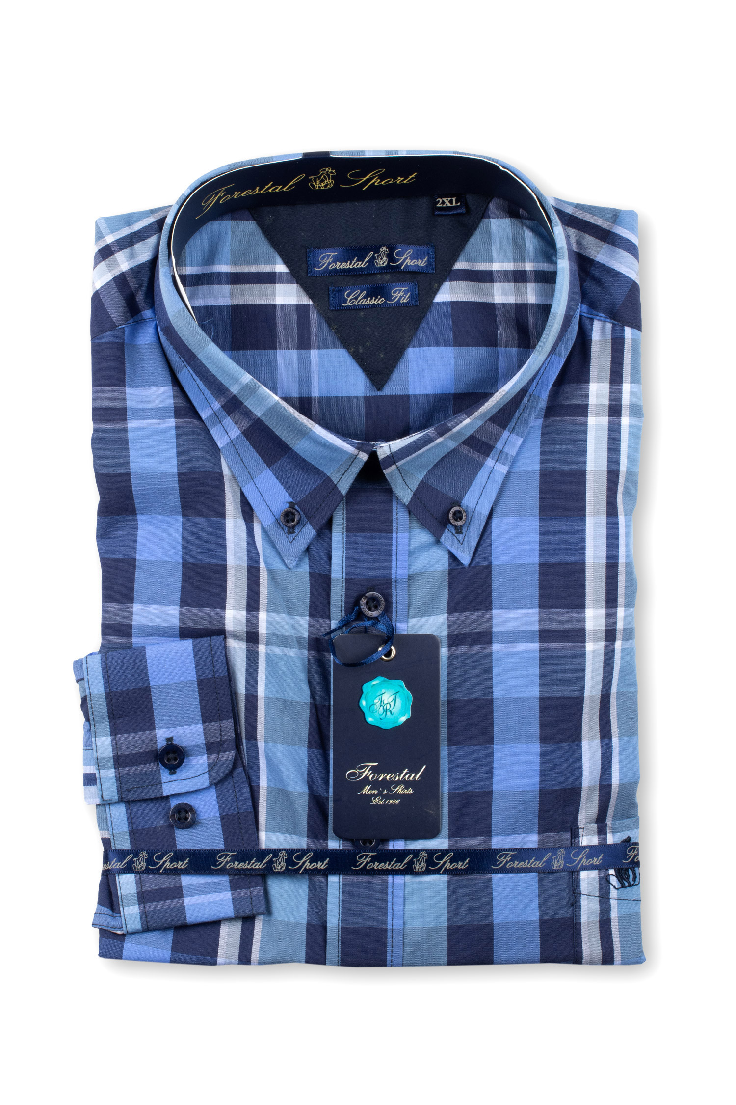 Camisas, Sport Manga Larga, 111014, ROYAL | Zoom