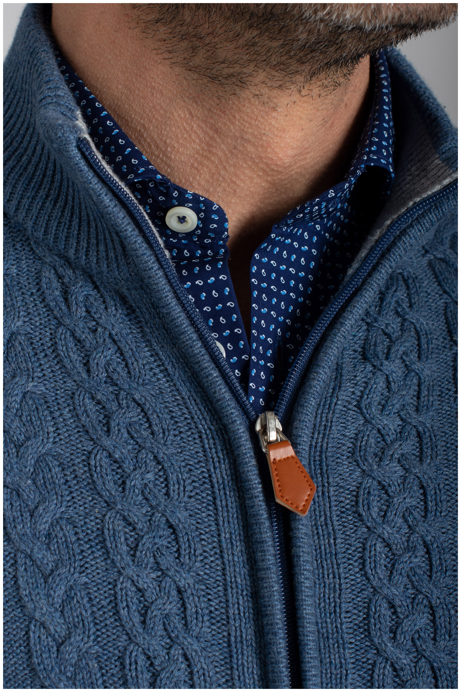 Punto, Chaquetas, 111038, INDIGO | Zoom