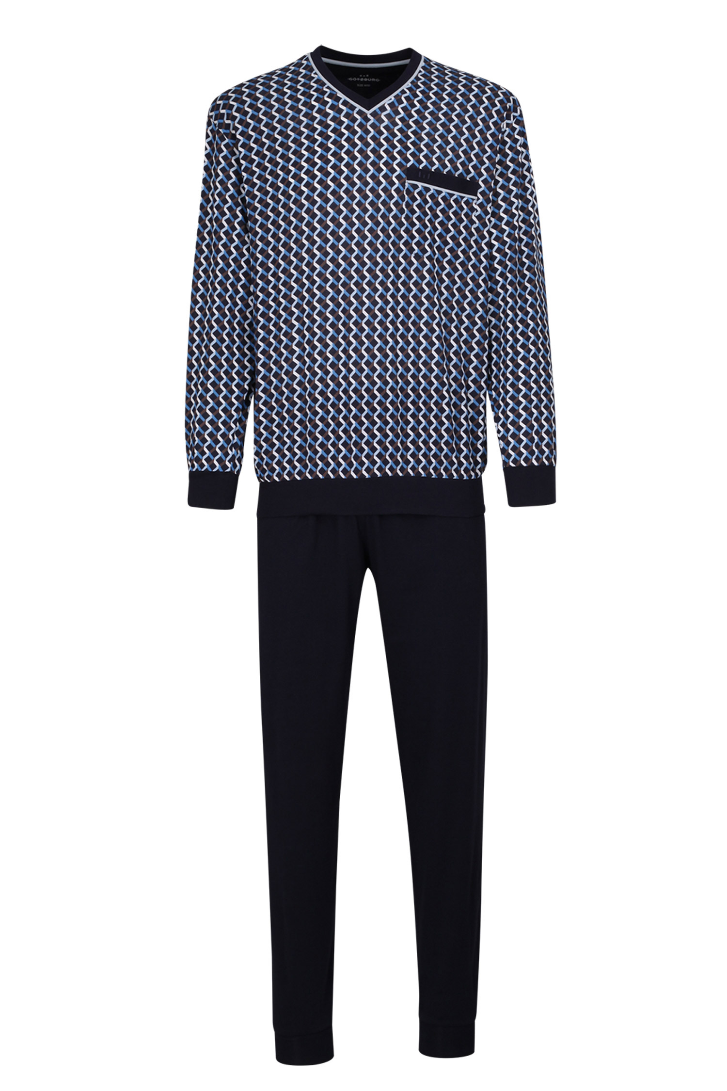 Homewear, Pijama M. Larga, 111059, MARINO | Zoom