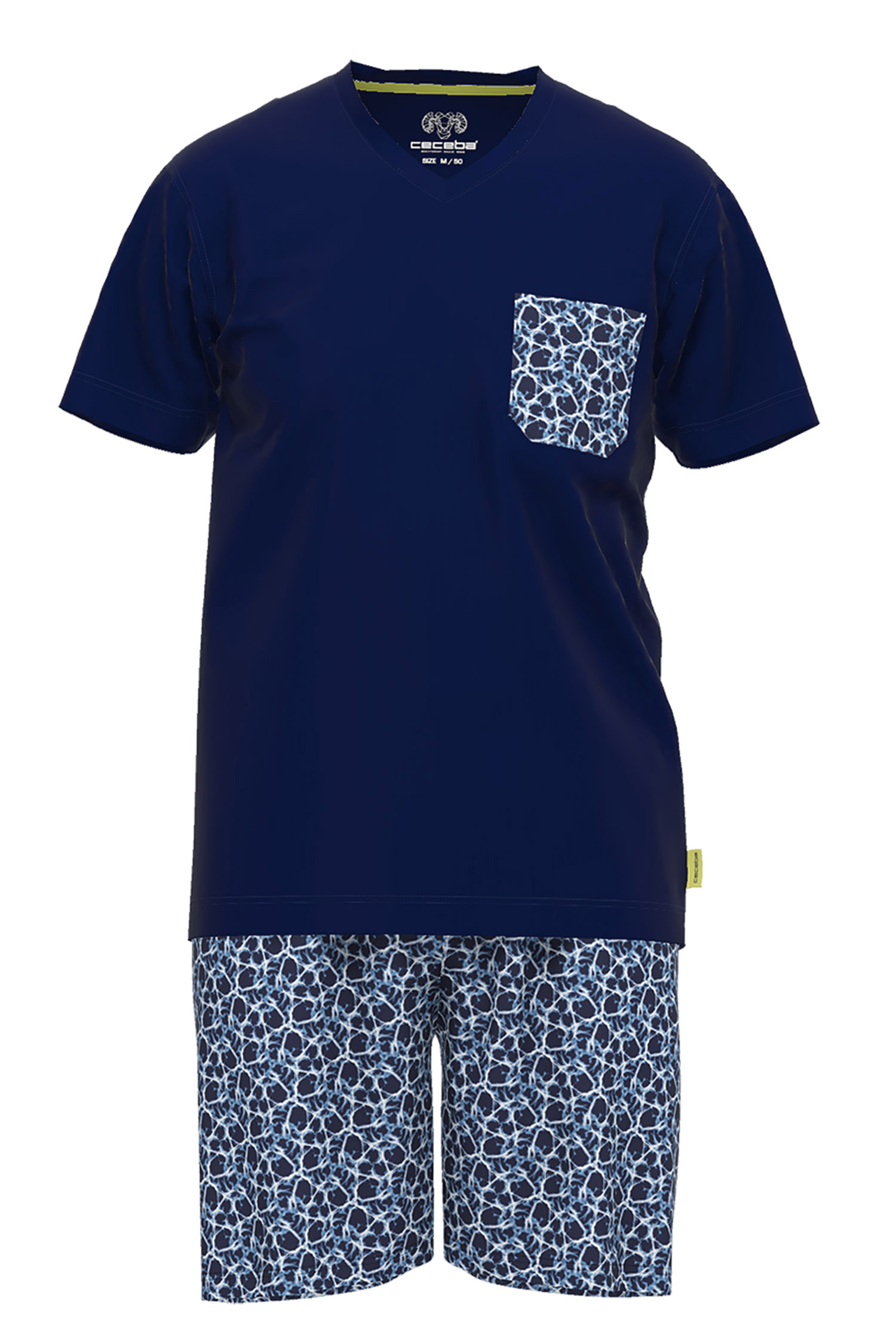 Homewear, Pijama M. Corta, 111471, MARINO | Zoom