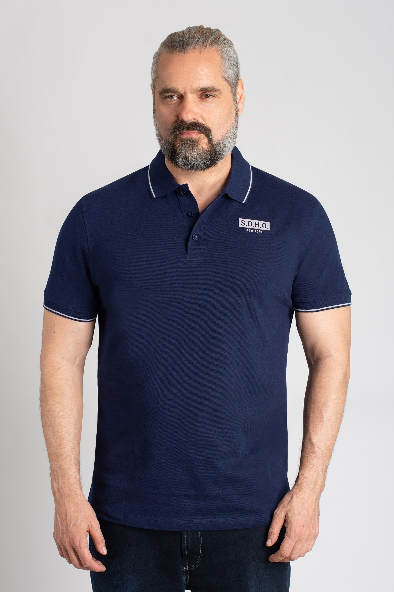 Sport, Polos M. Corta, 111617, MARINO | Zoom