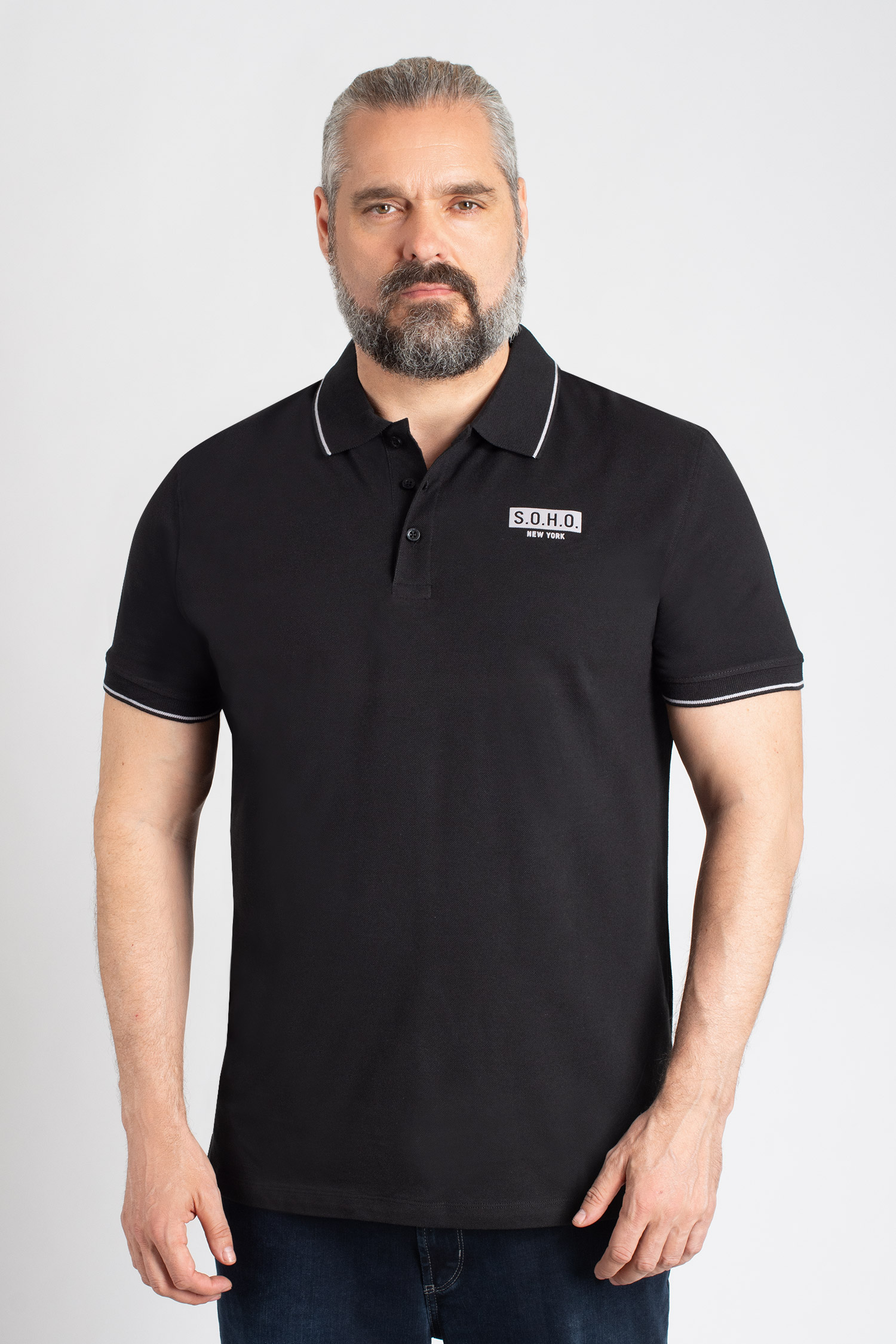 Sport, Polos M. Corta, 111617, NEGRO | Zoom