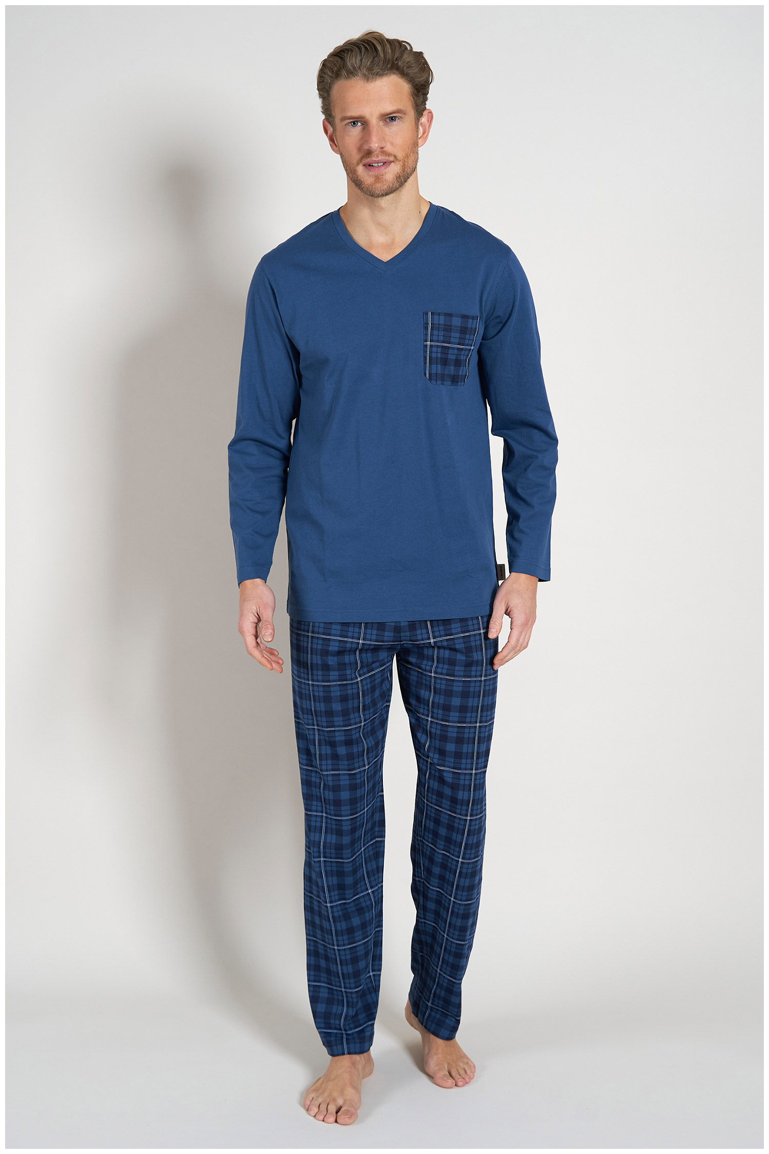 Homewear, Pijama M. Larga, 111892, MARINO | Zoom