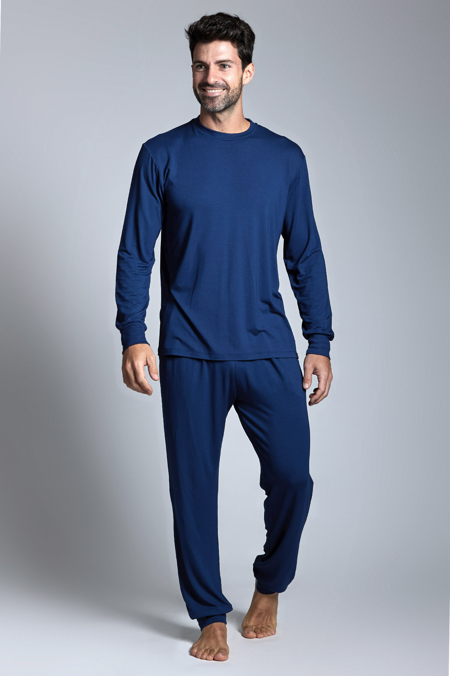 Homewear, Pijama M. Larga, 112416, MARINO | Zoom