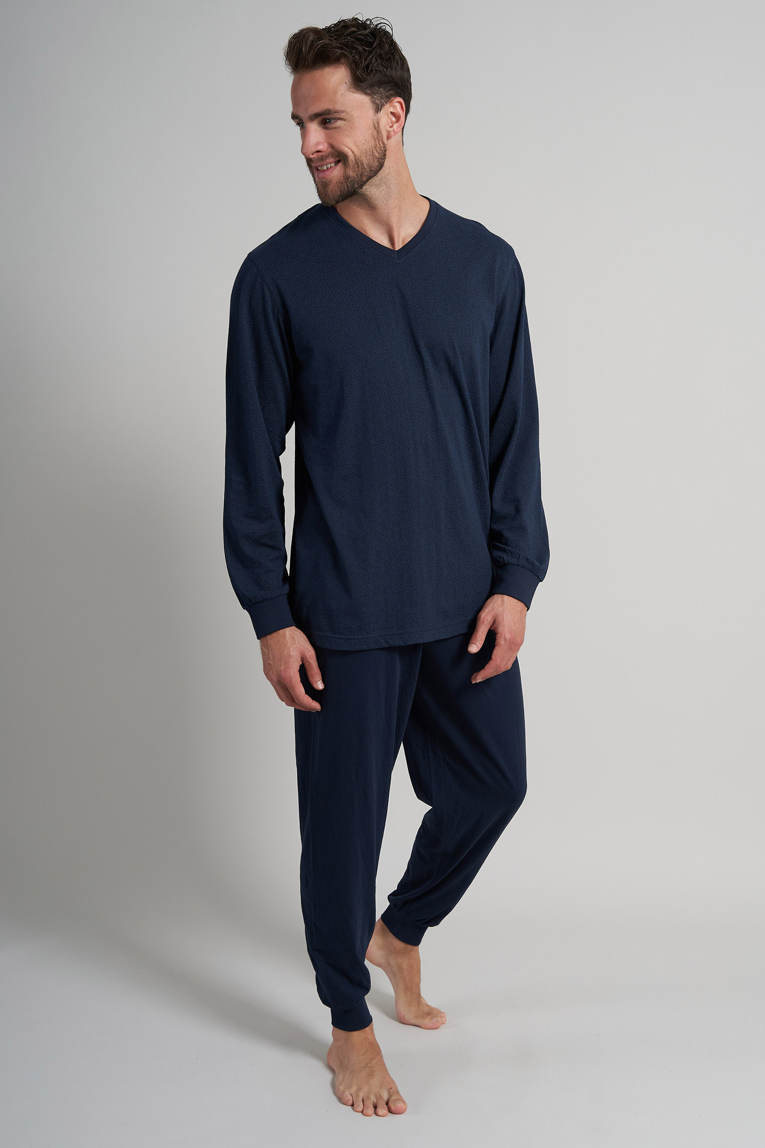 Homewear, Pijama M. Larga, 112456, MARINO | Zoom