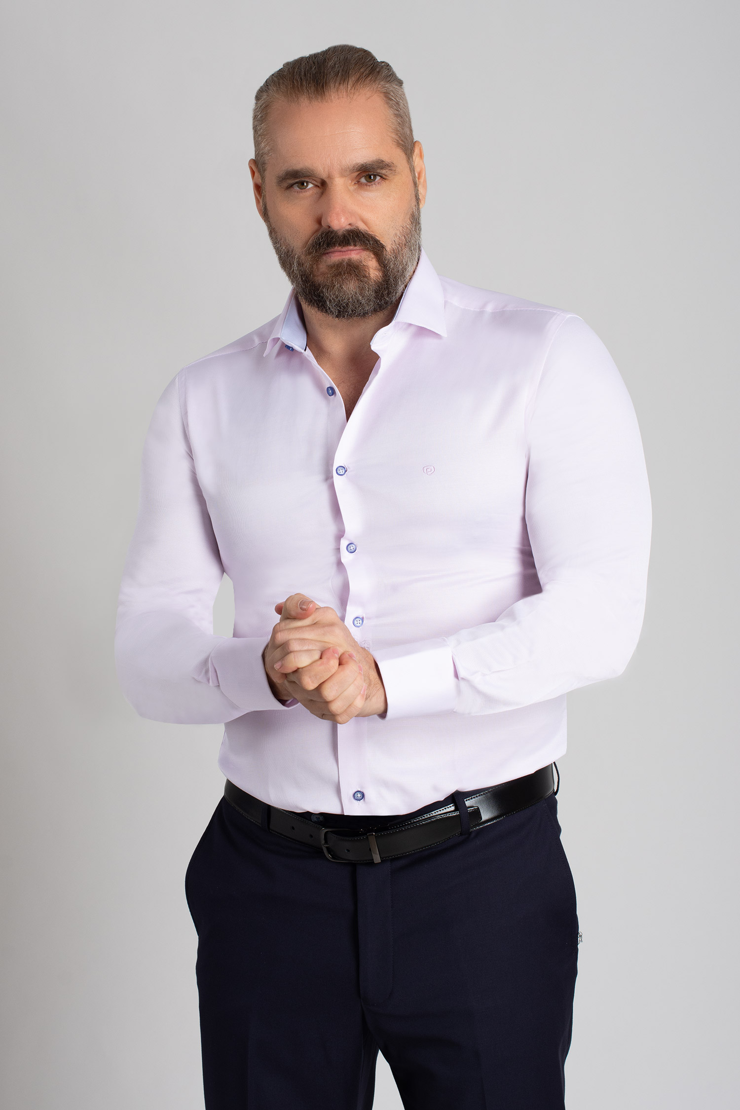 Camisas, Vestir Manga Larga, 112597, ROSA | Zoom