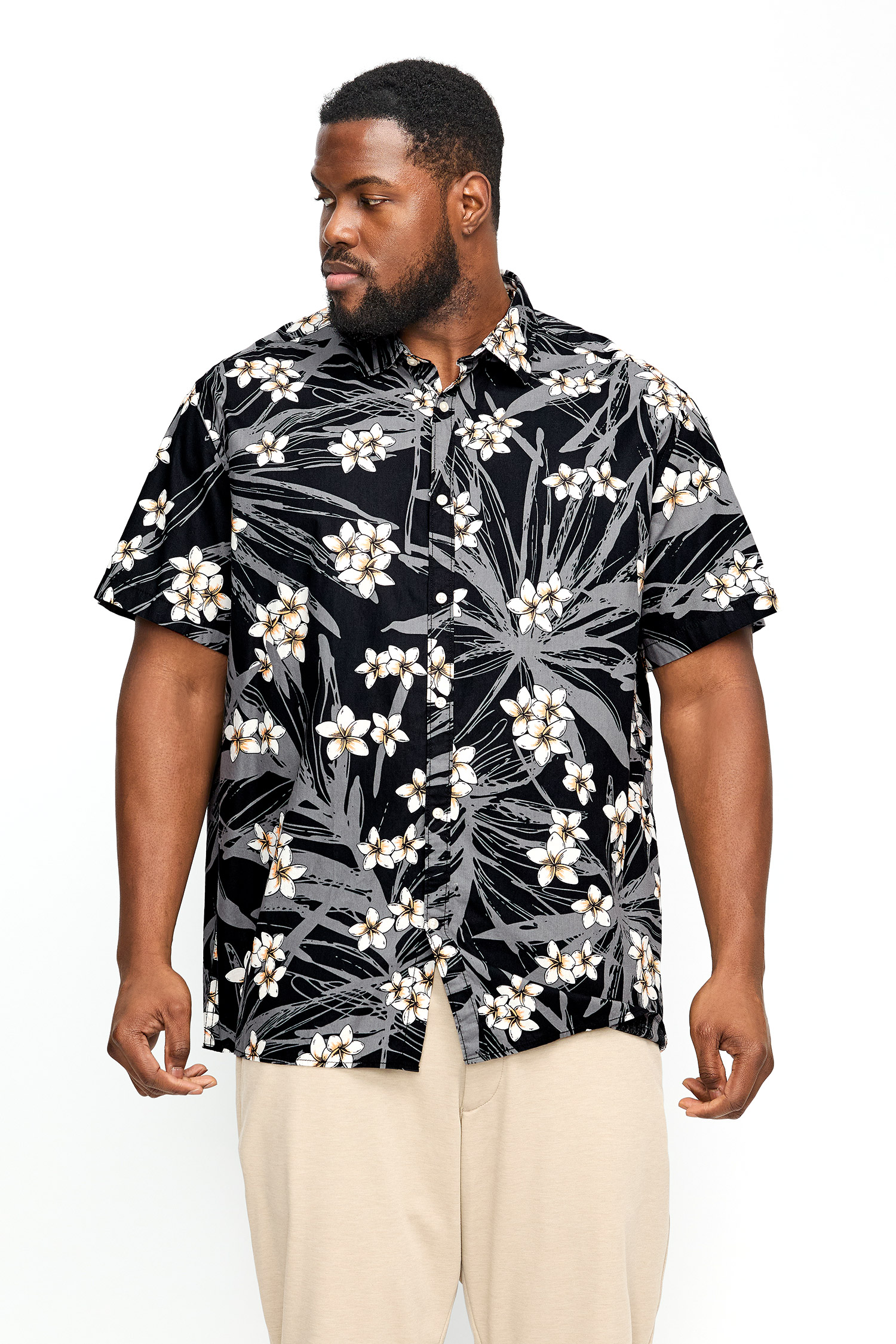 Camisas, Sport Manga Corta, 112782, NEGRO | Zoom