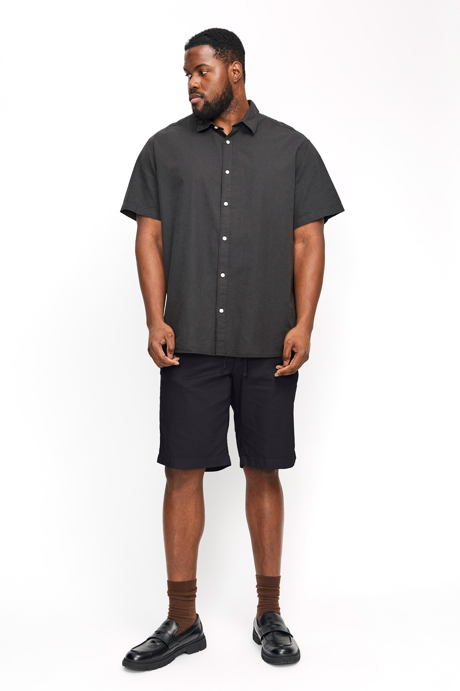 Pantalones, Bermudas, 112809, NEGRO | Zoom