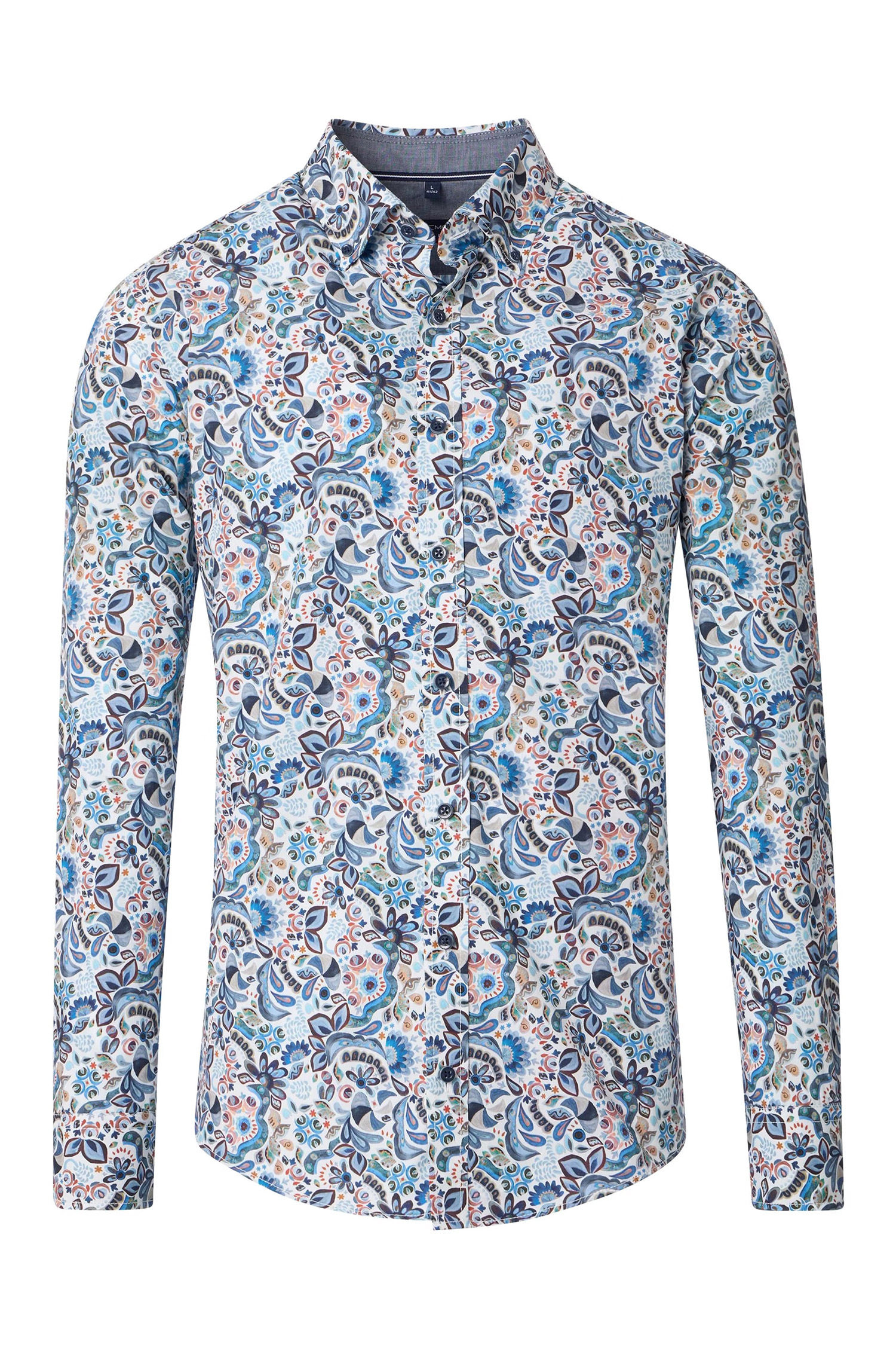 Camisas, Sport Manga Larga, 112894, MARINO | Zoom