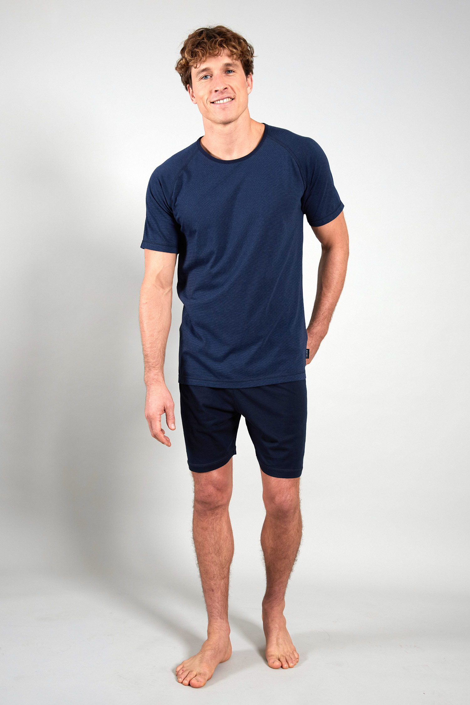 Homewear, Pijama M. Corta, 112954, MARINO | Zoom