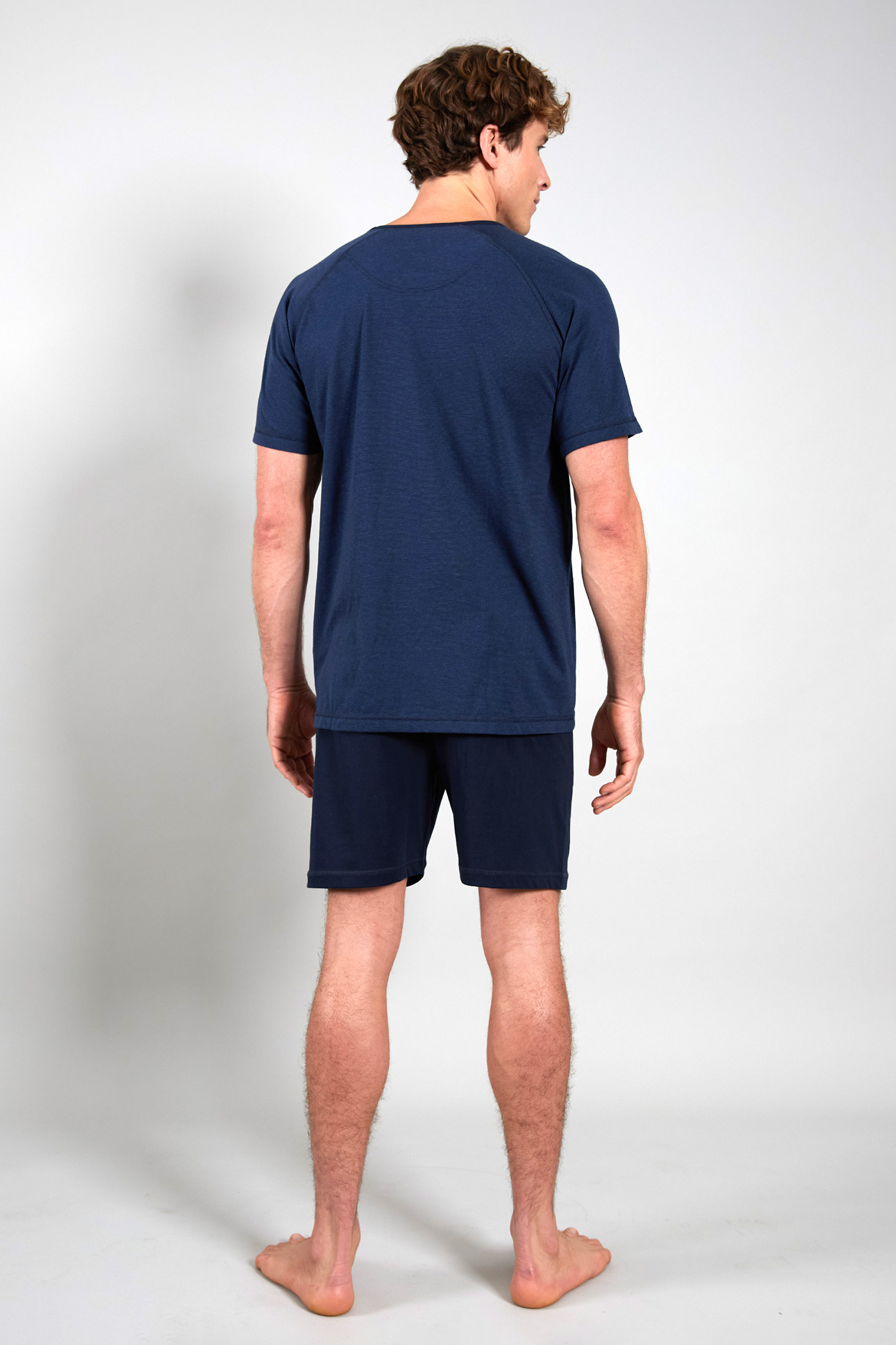 Homewear, Pijama M. Corta, 112954, MARINO | Zoom