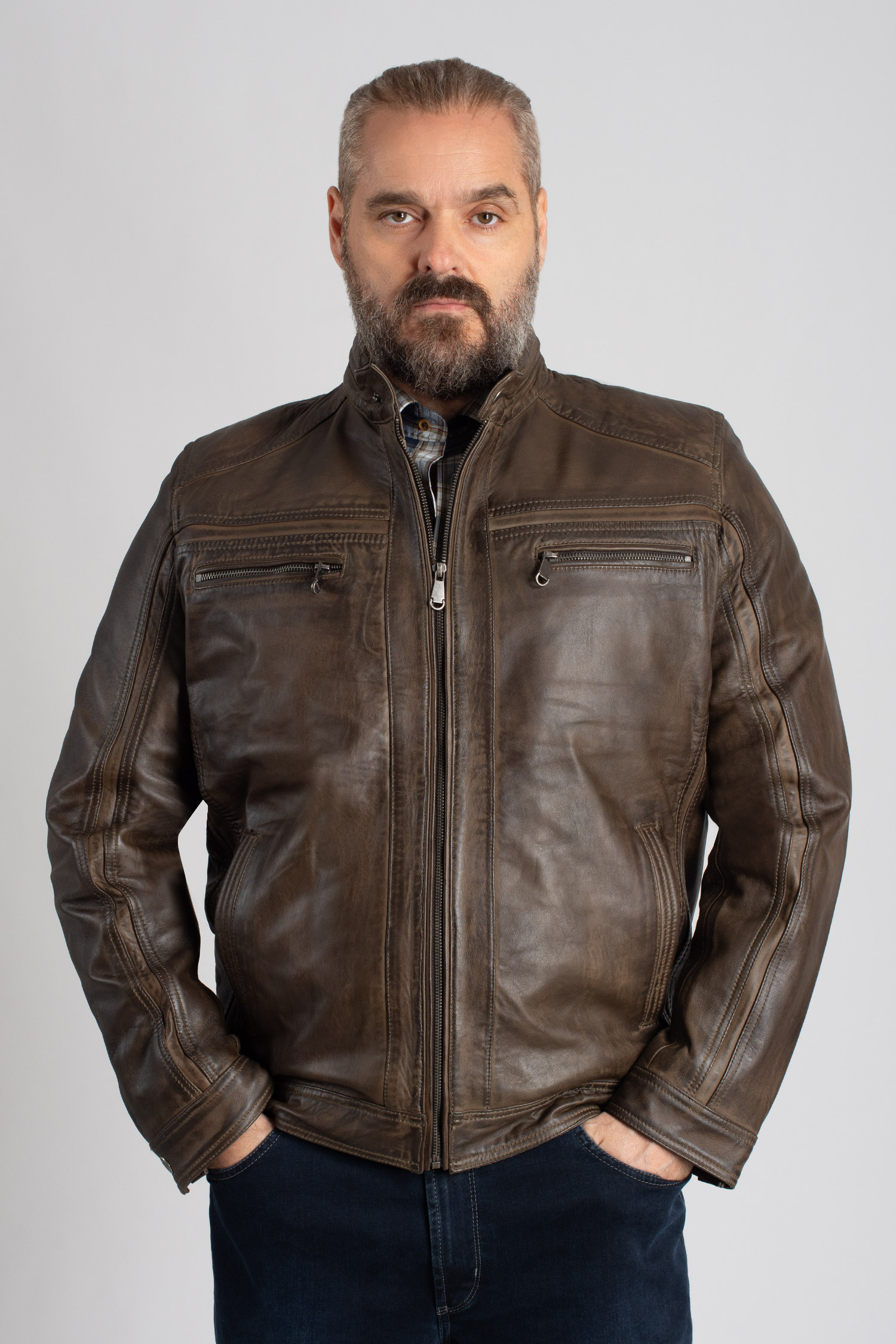 Abrigo, Chaquetones y Piel, 112974, MARRON | Zoom