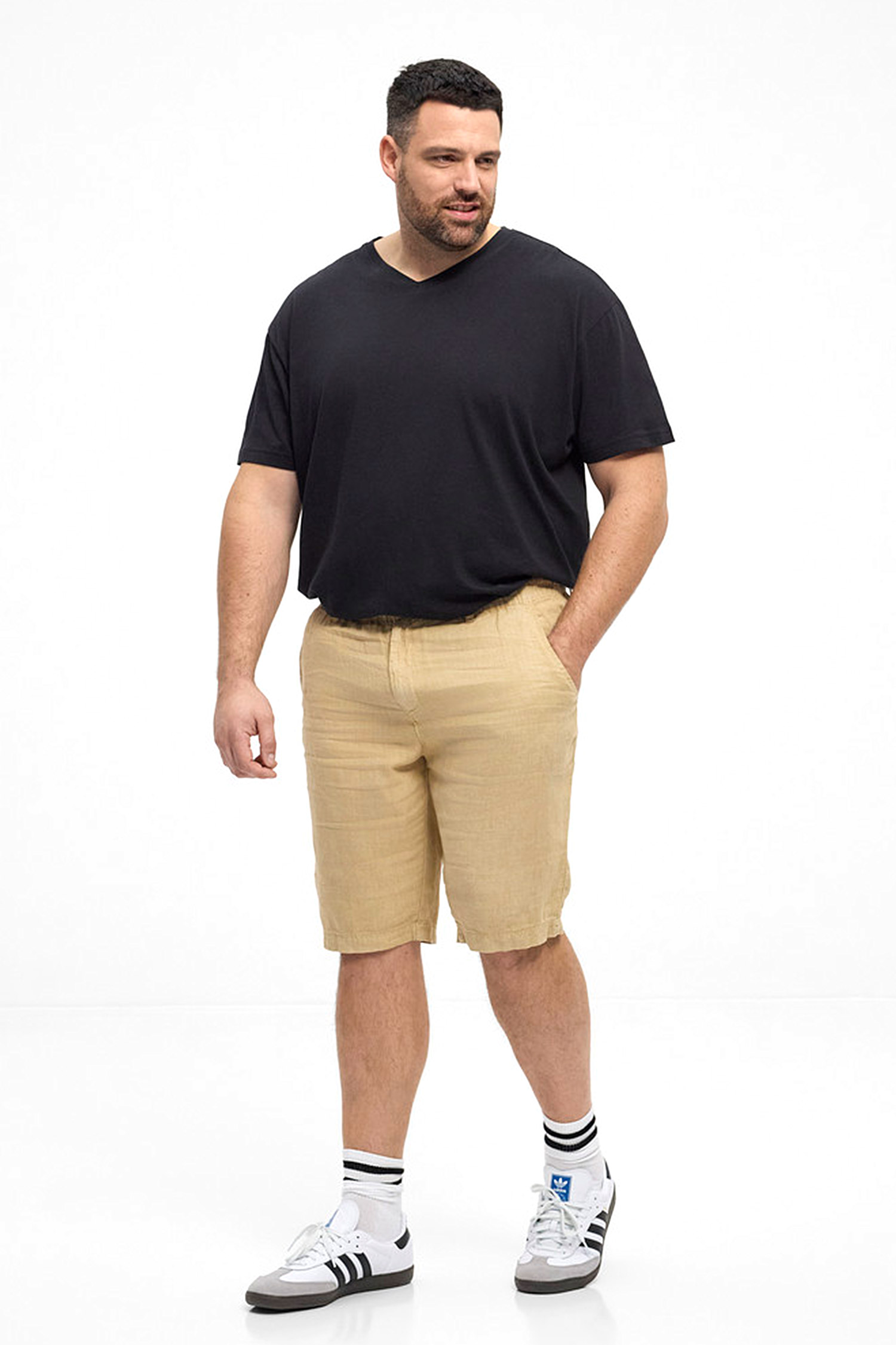 Pantalones, Bermudas, 112985, NATURAL | Zoom