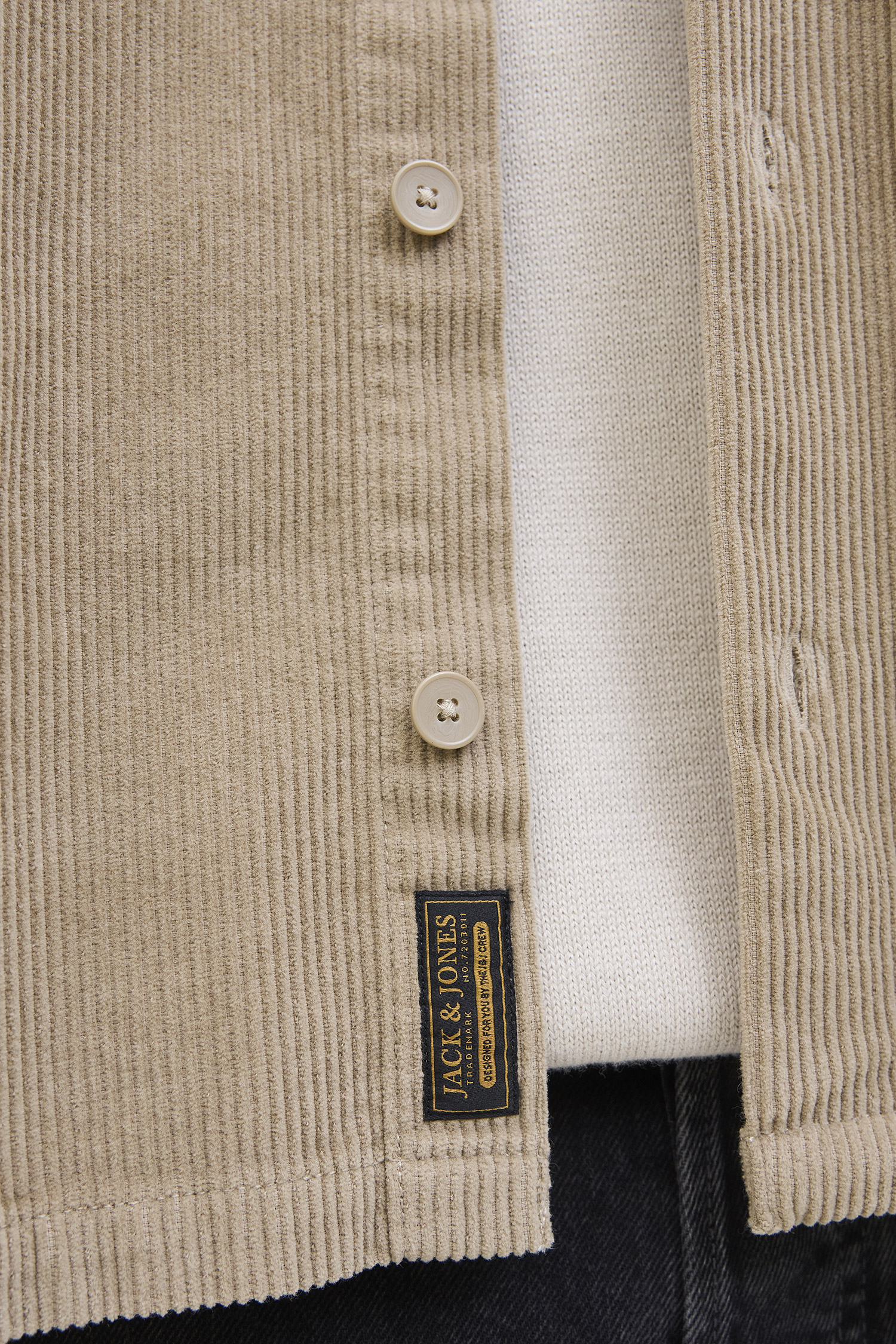 Camisas, Sport Manga Larga, 113024, BEIGE | Zoom