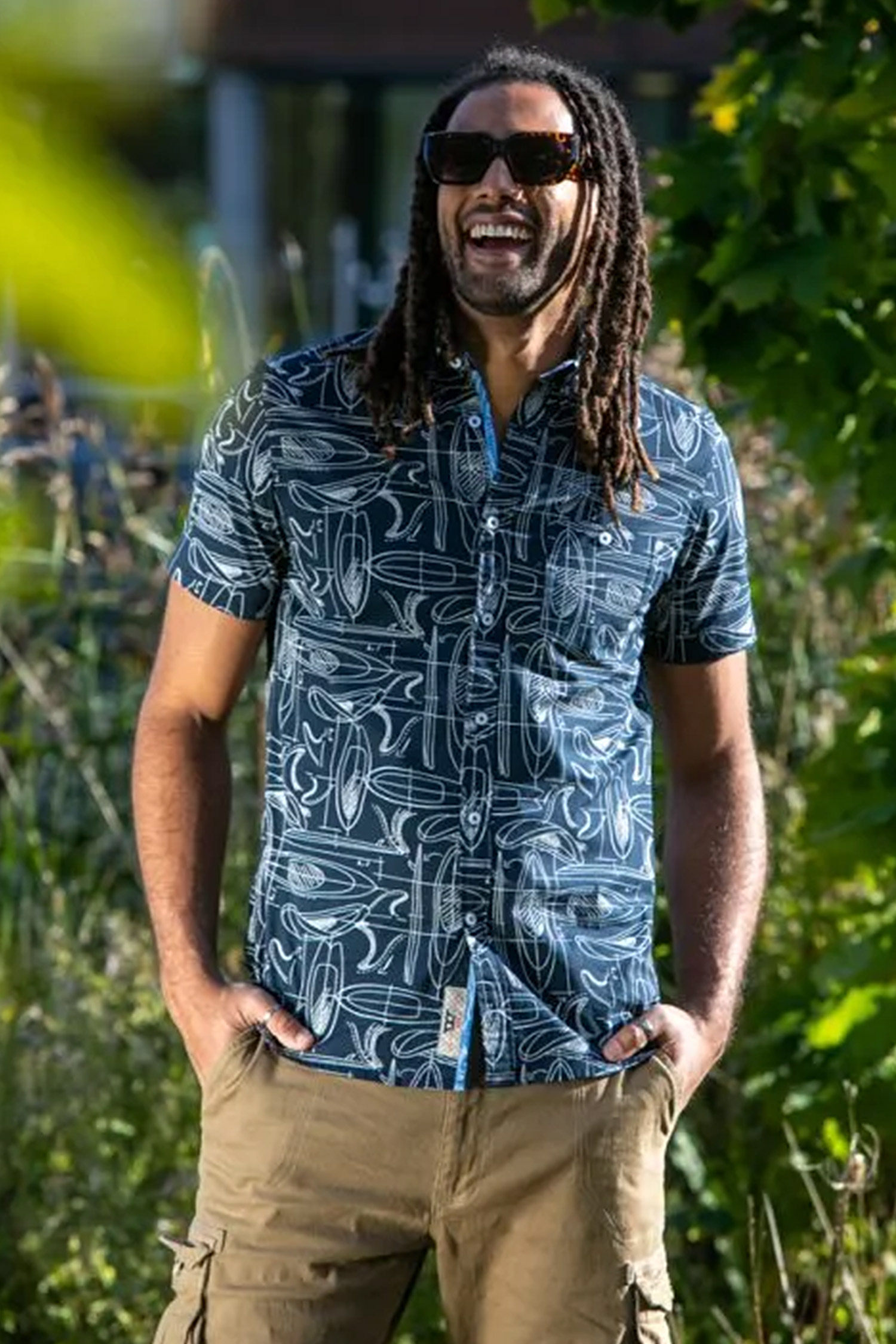 Camisas, Sport Manga Corta, 113027, MARINO | Zoom