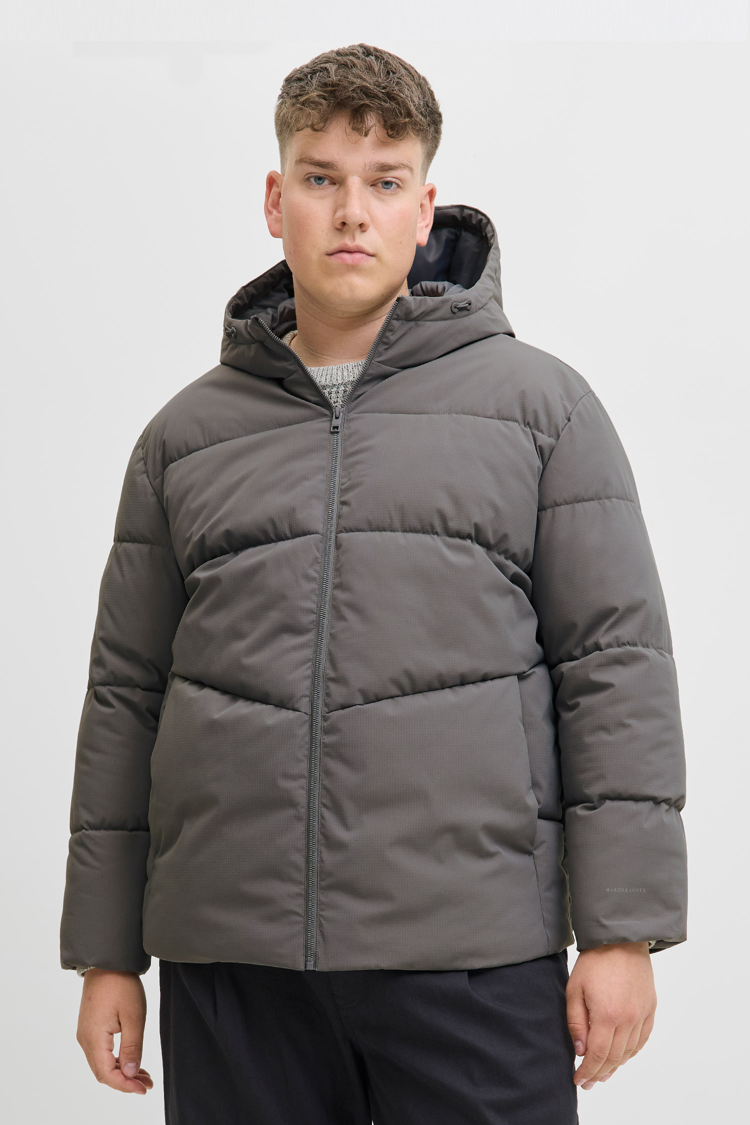 Abrigo, Chaquetones y Piel, 113049, GRIS MEDIO | Zoom