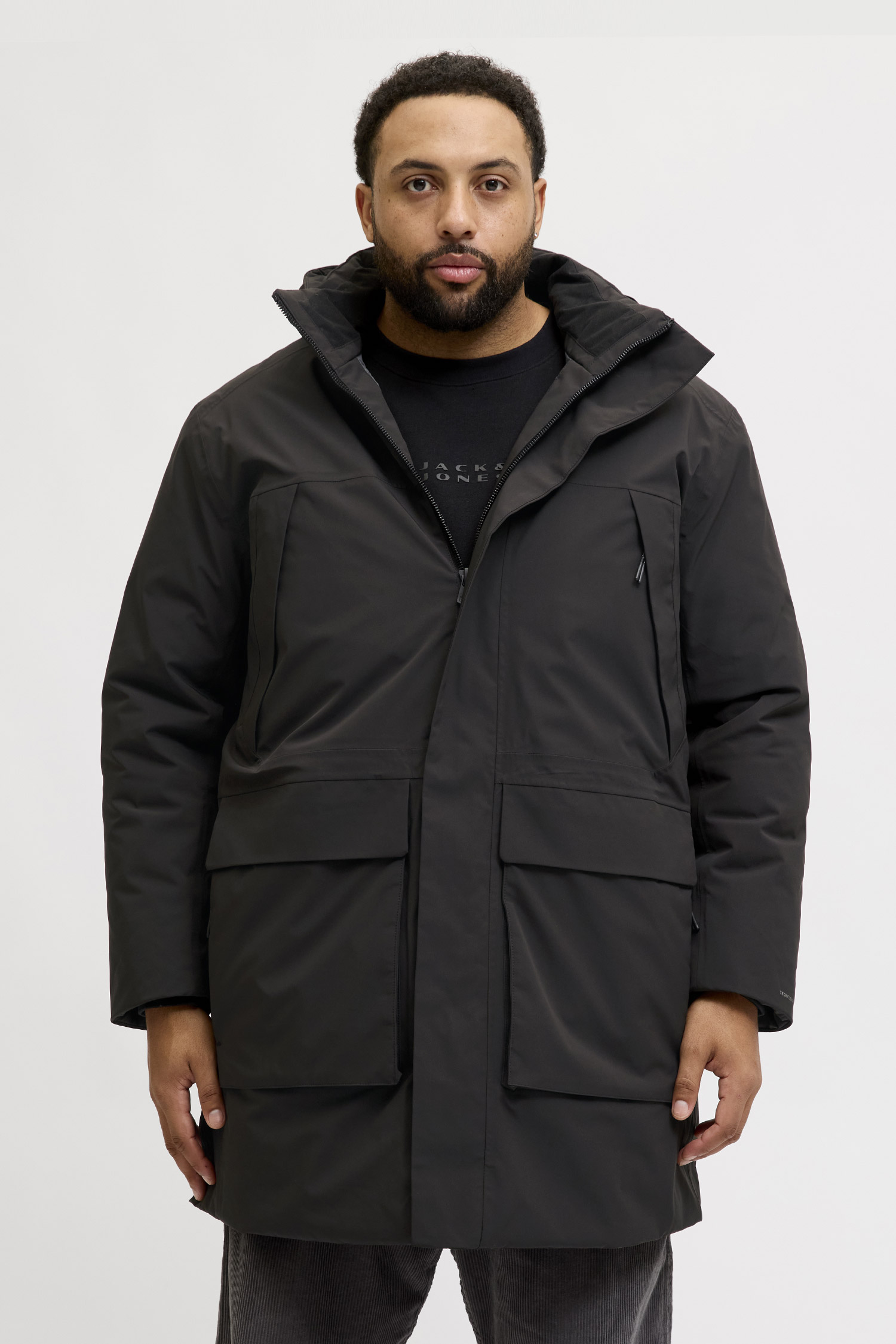 Abrigo, Chaquetones y Piel, 113052, NEGRO | Zoom