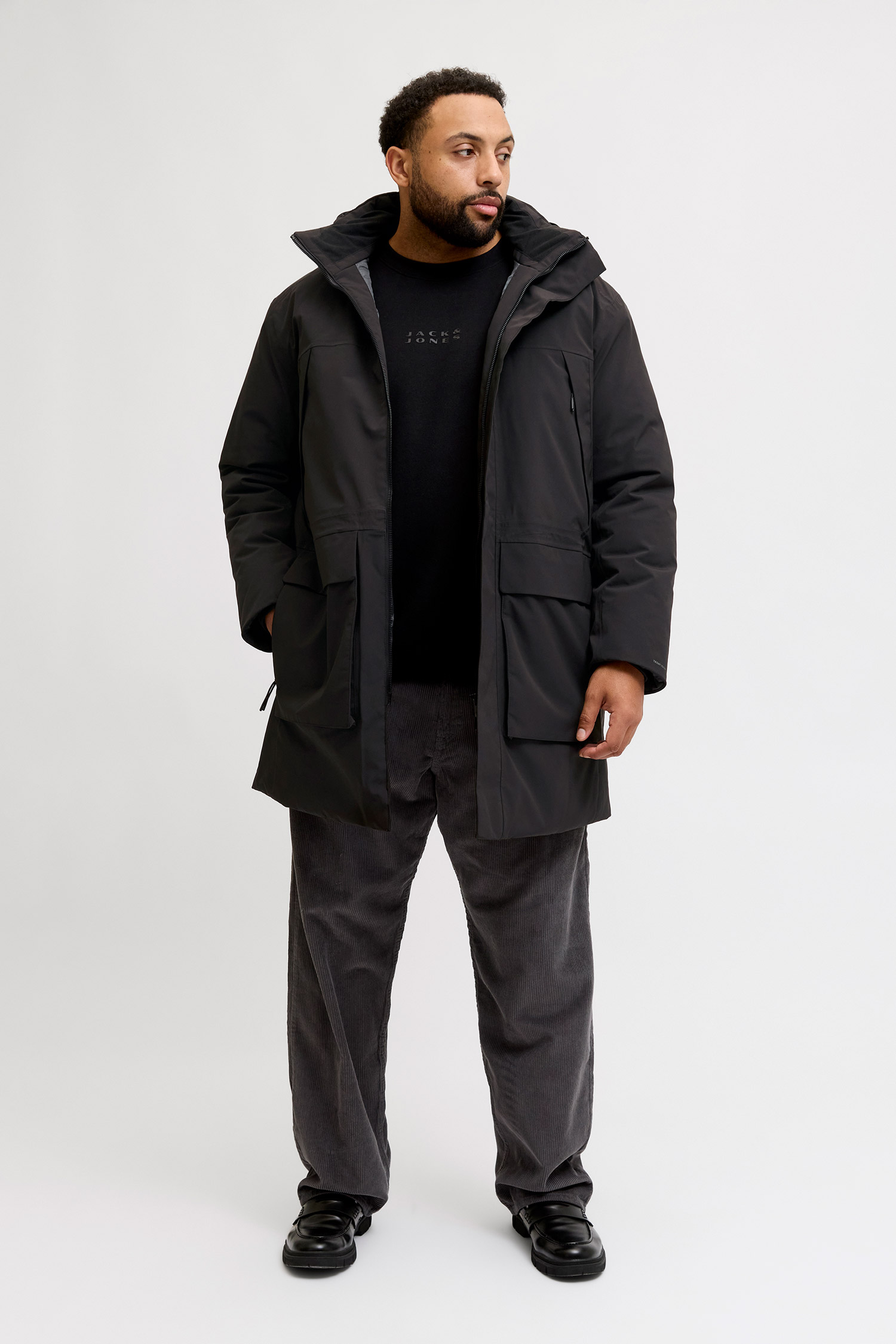 Abrigo, Chaquetones y Piel, 113052, NEGRO | Zoom