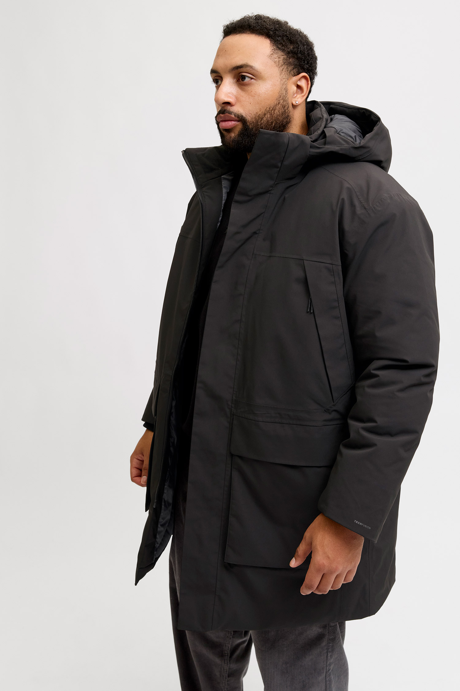 Abrigo, Chaquetones y Piel, 113052, NEGRO | Zoom