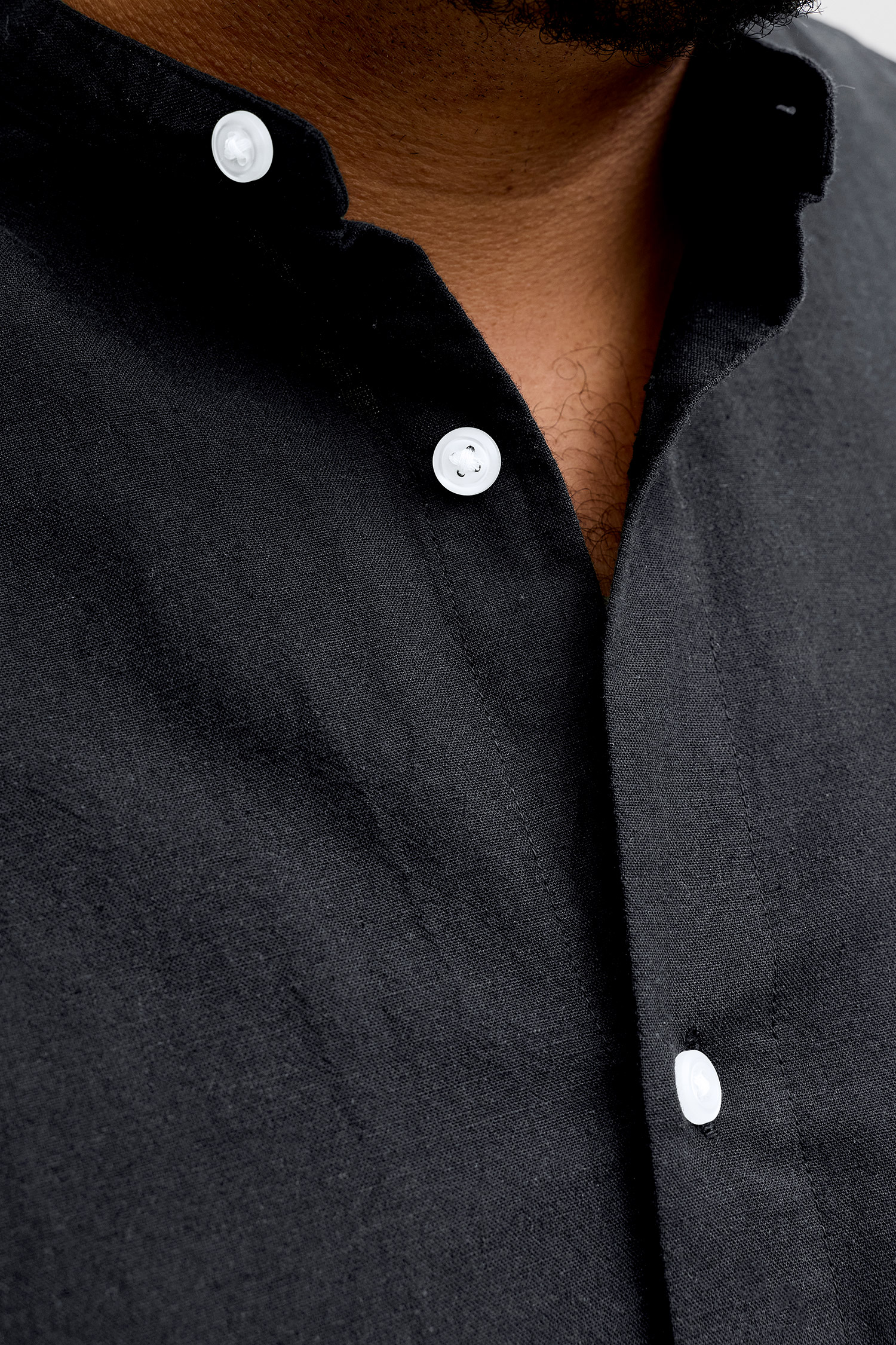 Camisas, Sport Manga Larga, 113062, NEGRO | Zoom