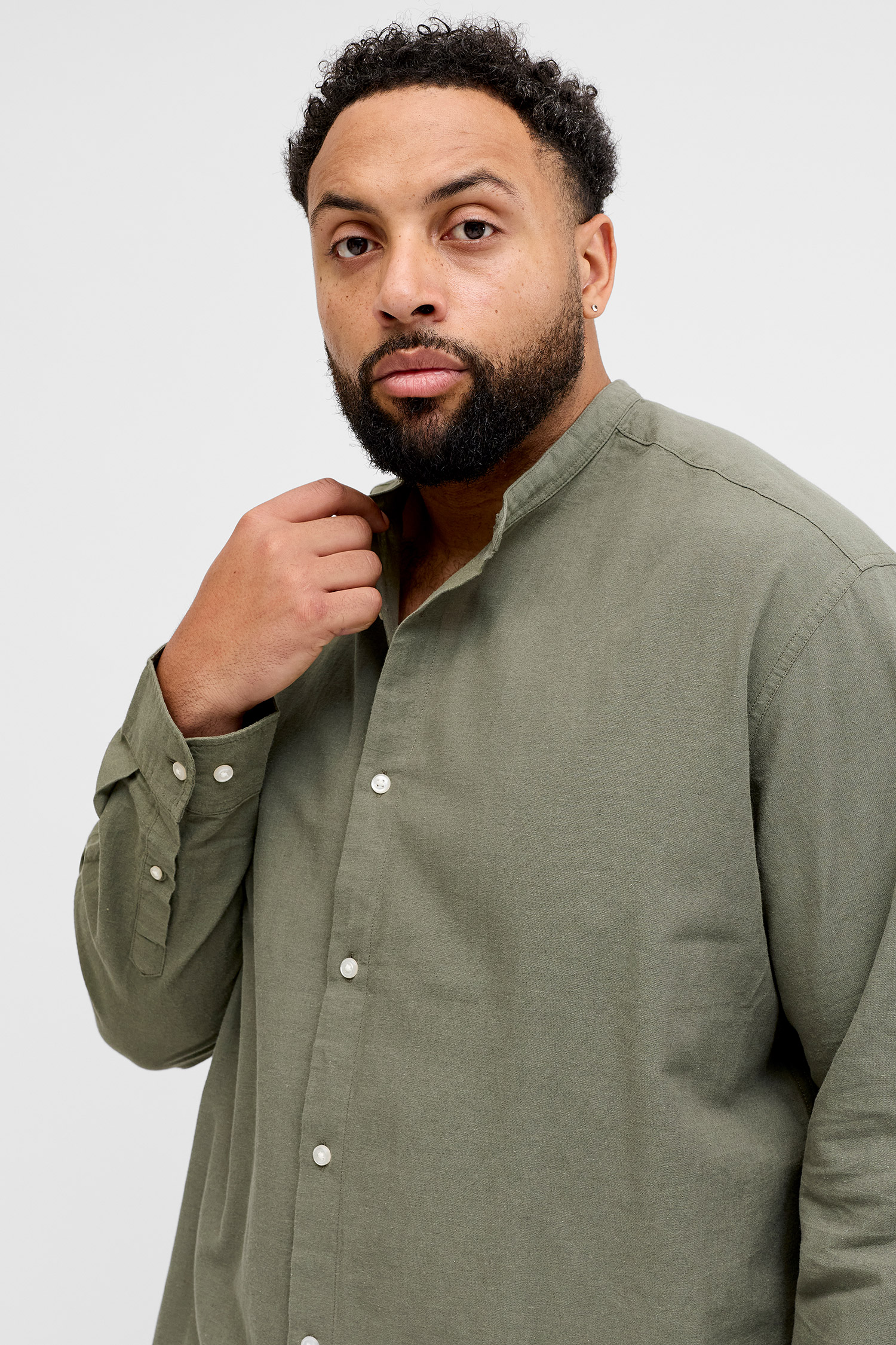 Camisas, Sport Manga Larga, 113062, OLIVA | Zoom